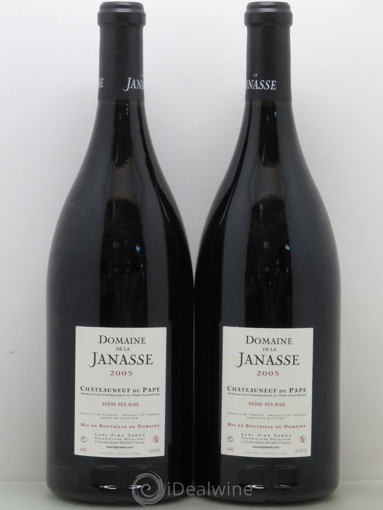 Châteauneuf-du-Pape Cuvée Vieilles Vignes La Janasse (Domaine de) 2005 - Lotto di 2 magnum - 1
