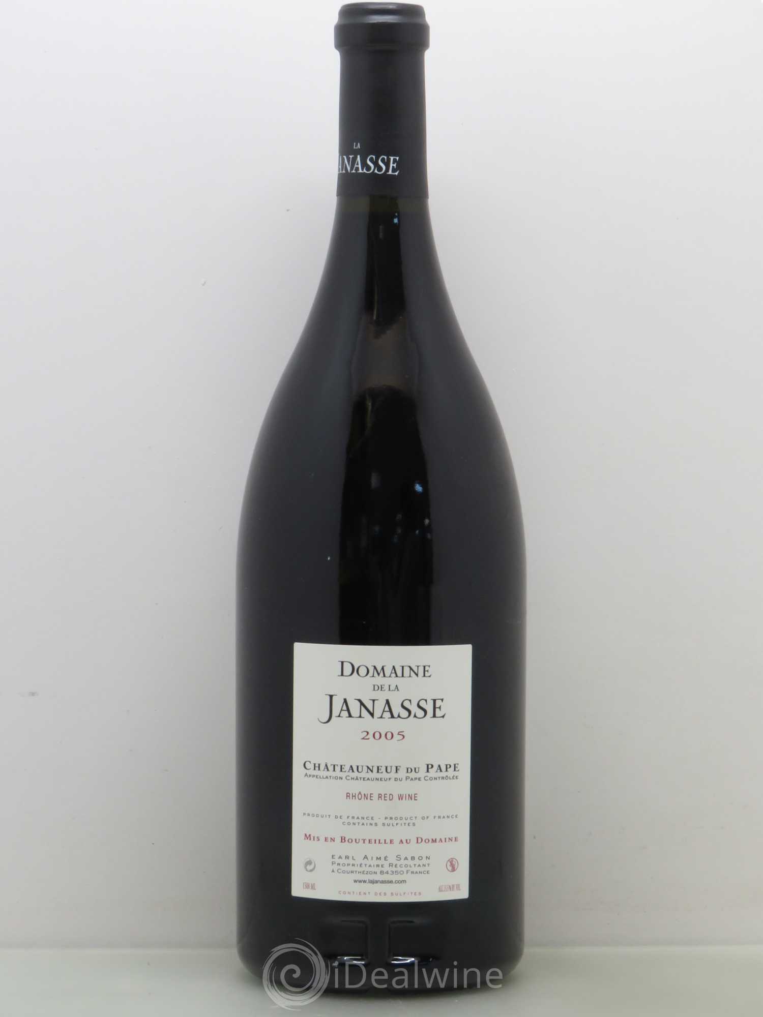 Châteauneuf-du-Pape Cuvée Vieilles Vignes La Janasse (Domaine de) 2005 - Lot de 1 magnum - 1