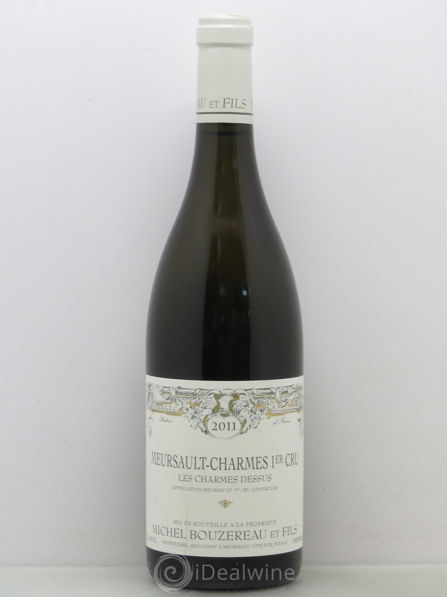 Meursault 1er Cru Charmes Les Charmes Dessus Michel Bouzereau et Fils (Domaine) 2011 - Lot de 1 bouteille - 0