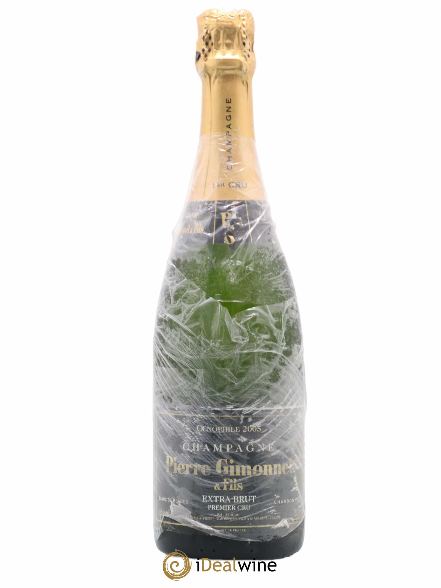 Champagne 1er cru extra brut Oenophile Pierre Gimonnet 2005 - Posten von 1 Flasche - 0
