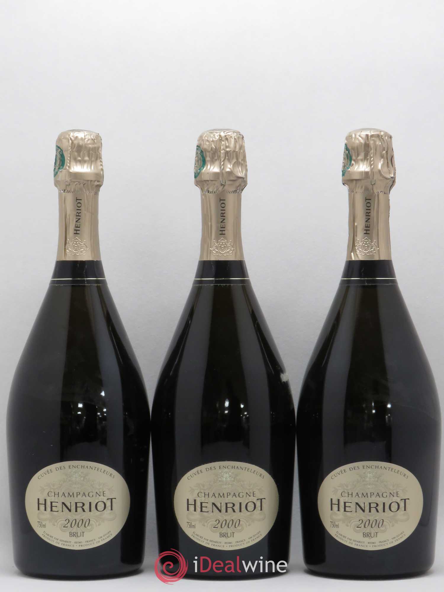 Cuvée des Enchanteleurs Henriot 2000 - Lot de 3 bouteilles - 0