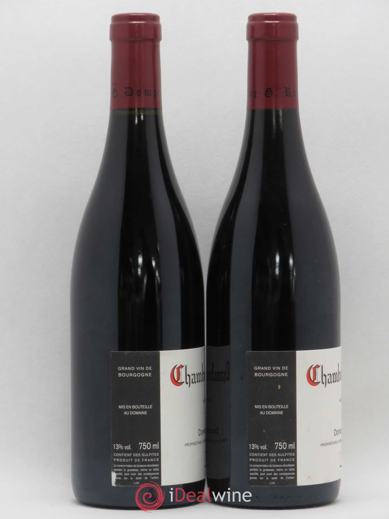 Chambolle-Musigny Georges Roumier (Domaine) 2010 - Lot de 2 bouteilles - 1