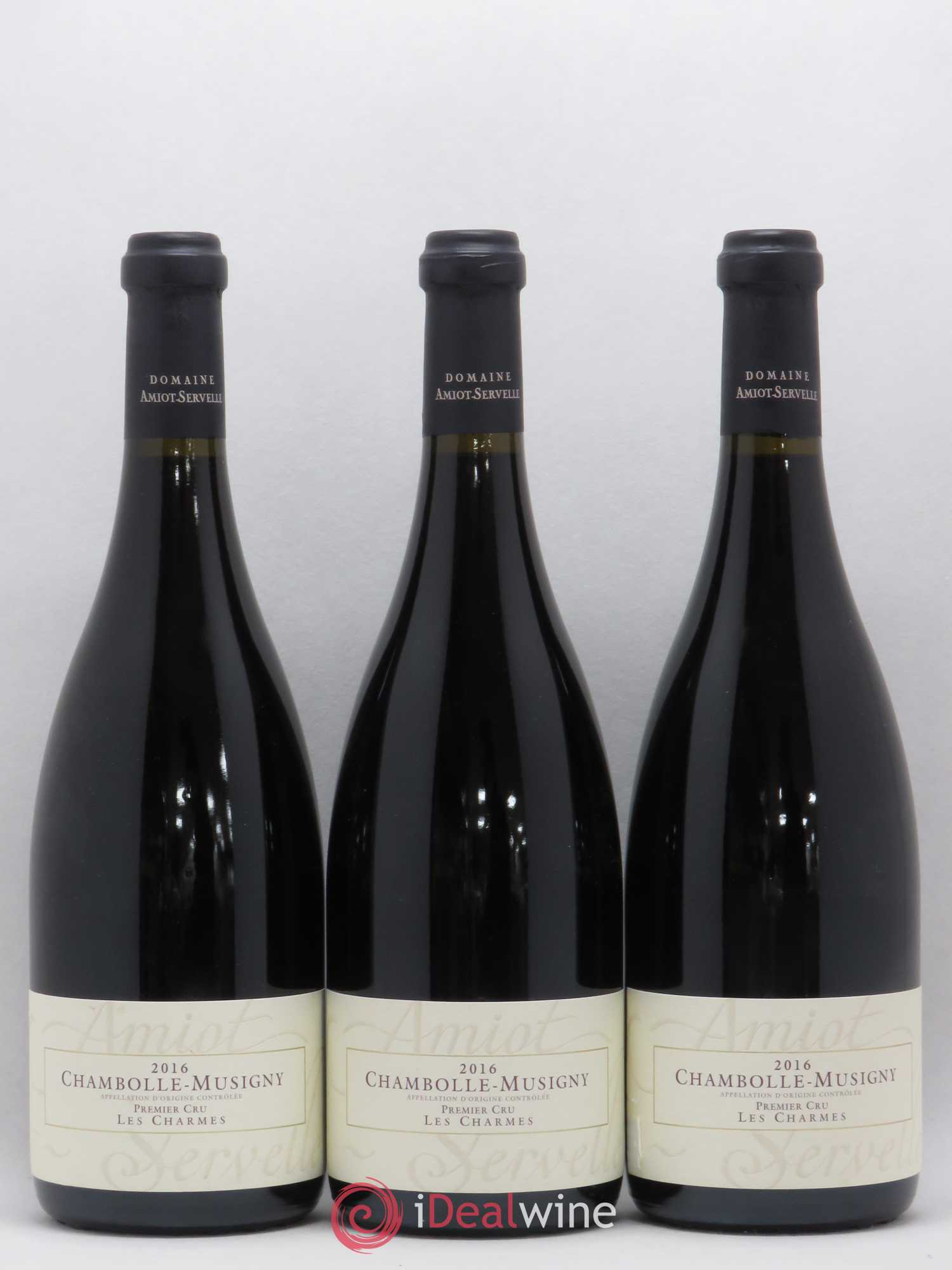 Chambolle-Musigny 1er Cru Les Charmes Amiot-Servelle 2016 - Lot de 3 bouteilles - 0