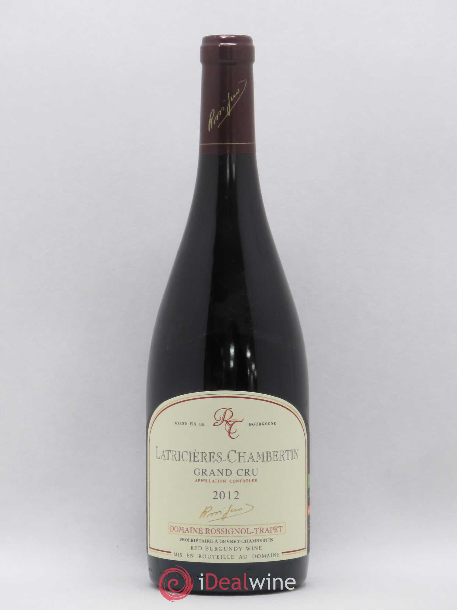 Latricières-Chambertin Grand Cru Rossignol-Trapet (Domaine) 2012 - Lot de 1 bouteille - 0