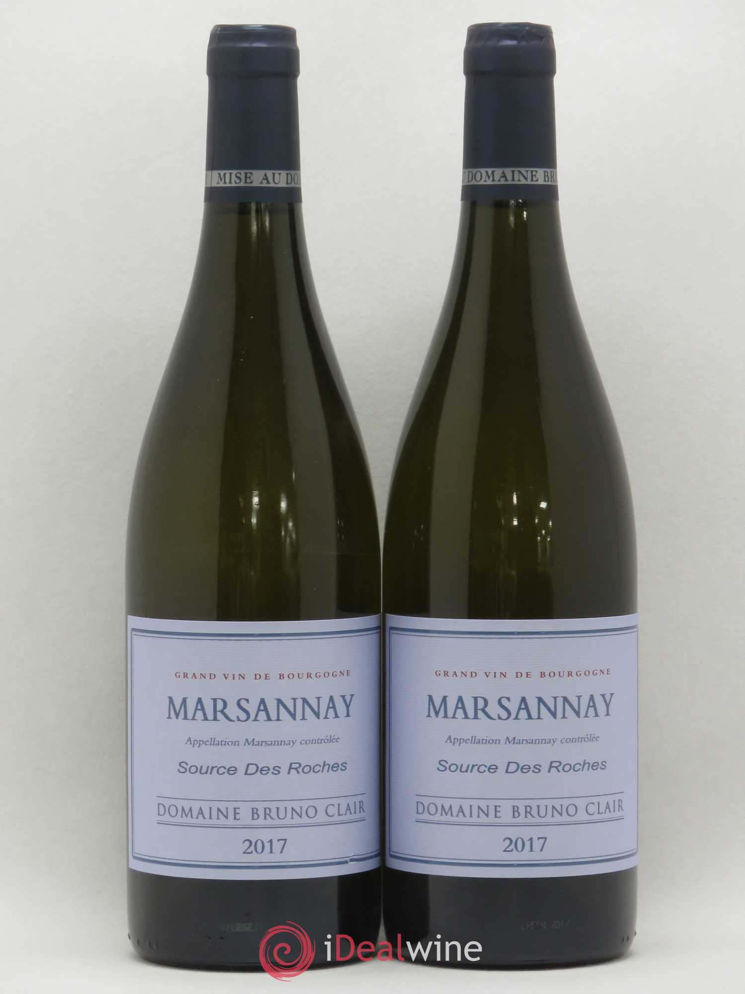 Marsannay Source des Roches Bruno Clair (Domaine) 2017 - Lot de 2 bouteilles - 0
