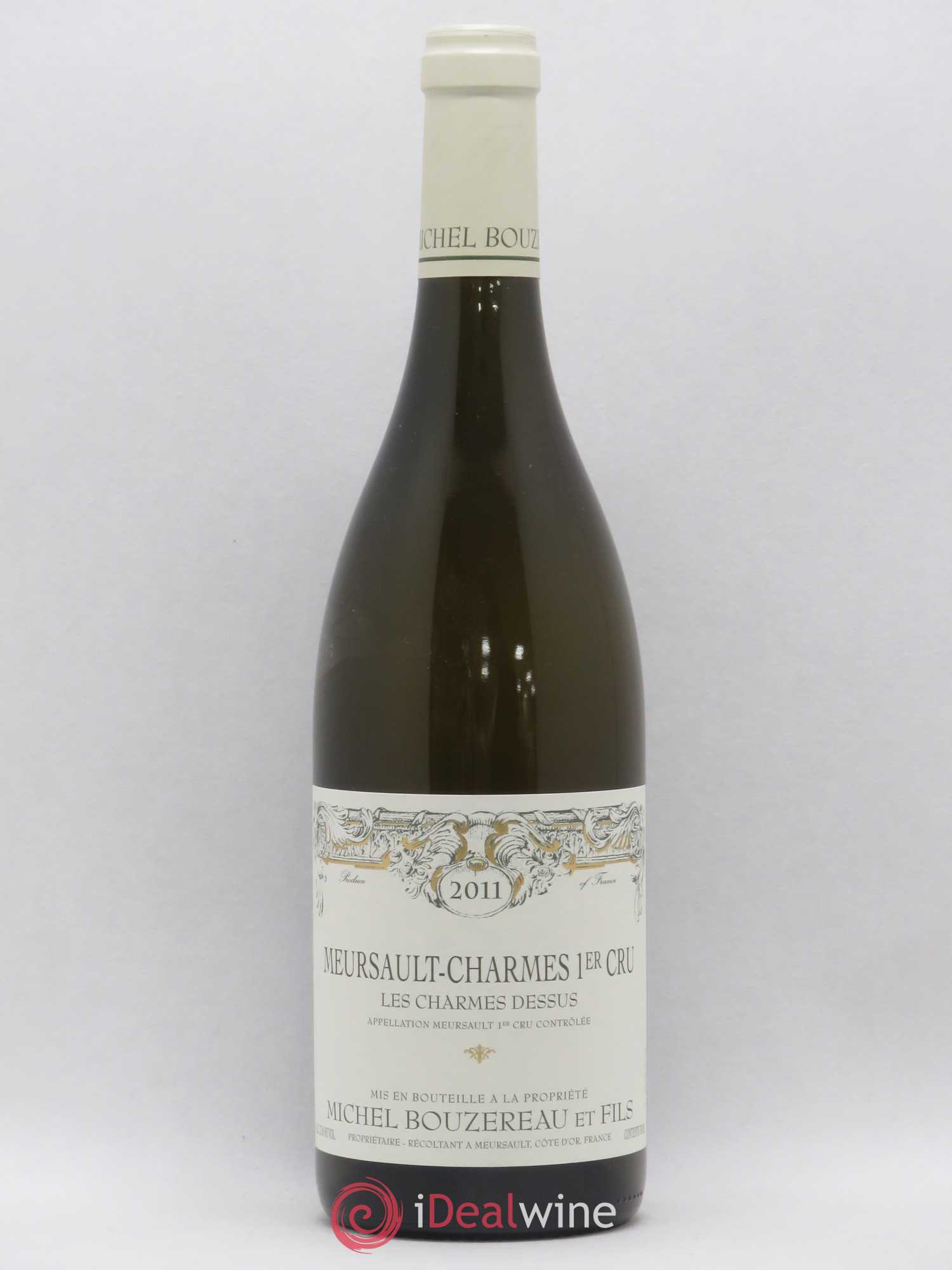 Meursault 1er Cru Charmes Les Charmes Dessus Michel Bouzereau et Fils (Domaine) 2011 - Lot de 1 bouteille - 0