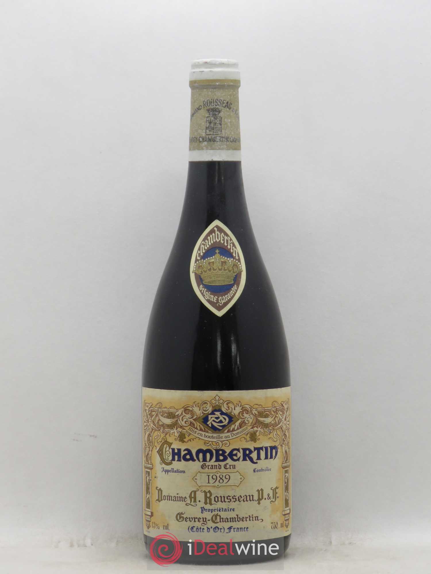 Chambertin Grand Cru Armand Rousseau (Domaine) 1989 - Lot de 1 bouteille - 0