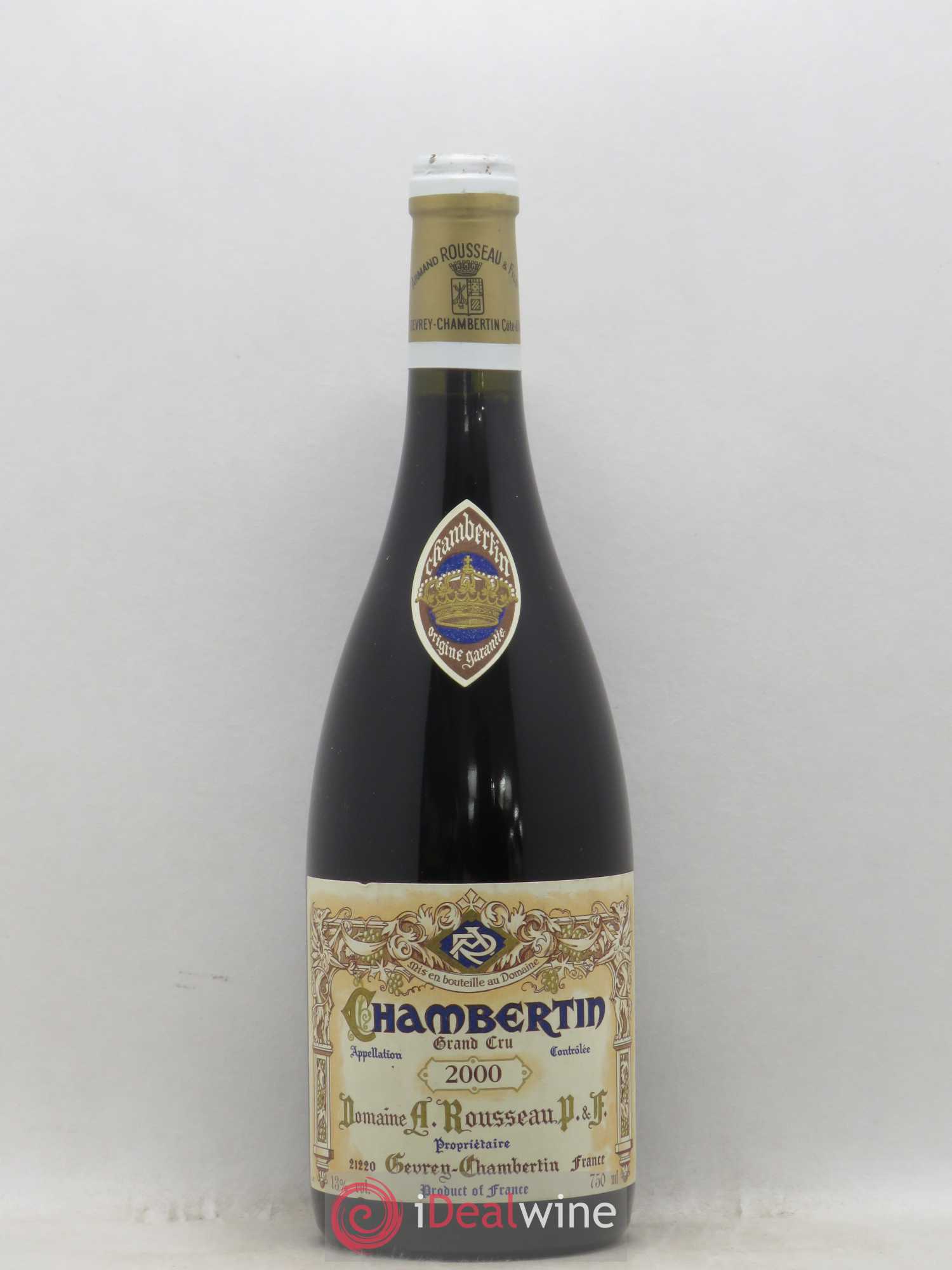 Chambertin Grand Cru Armand Rousseau (Domaine) 2000 - Lot de 1 bouteille - 0