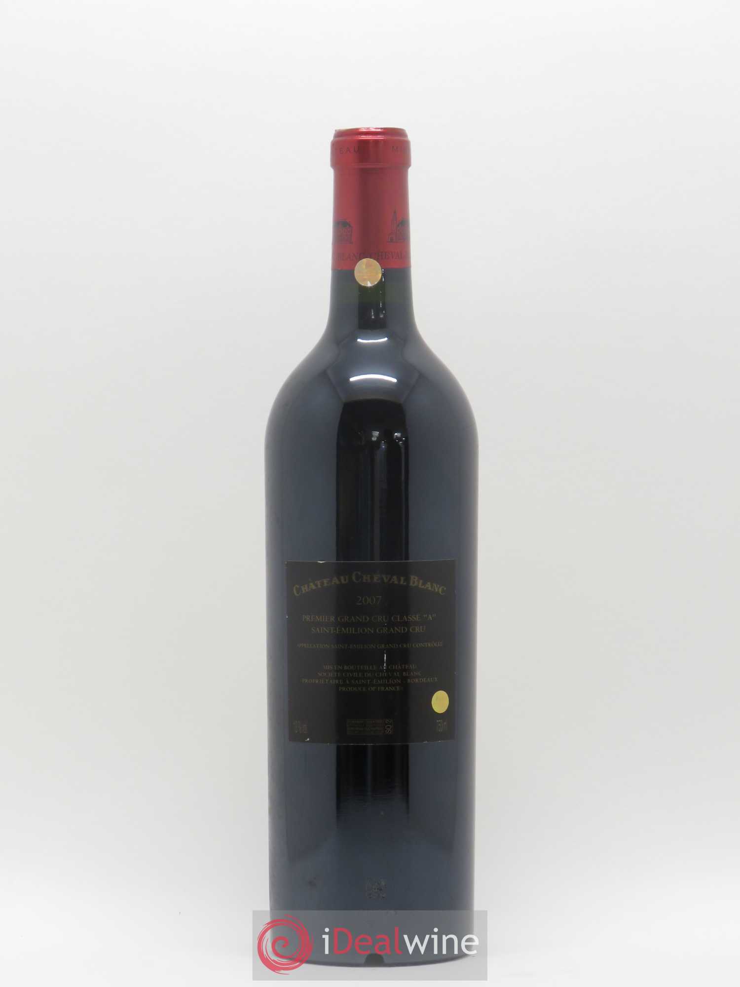 Château Cheval Blanc 1er Grand Cru Classé A 2007 - Lot de 1 bouteille - 1