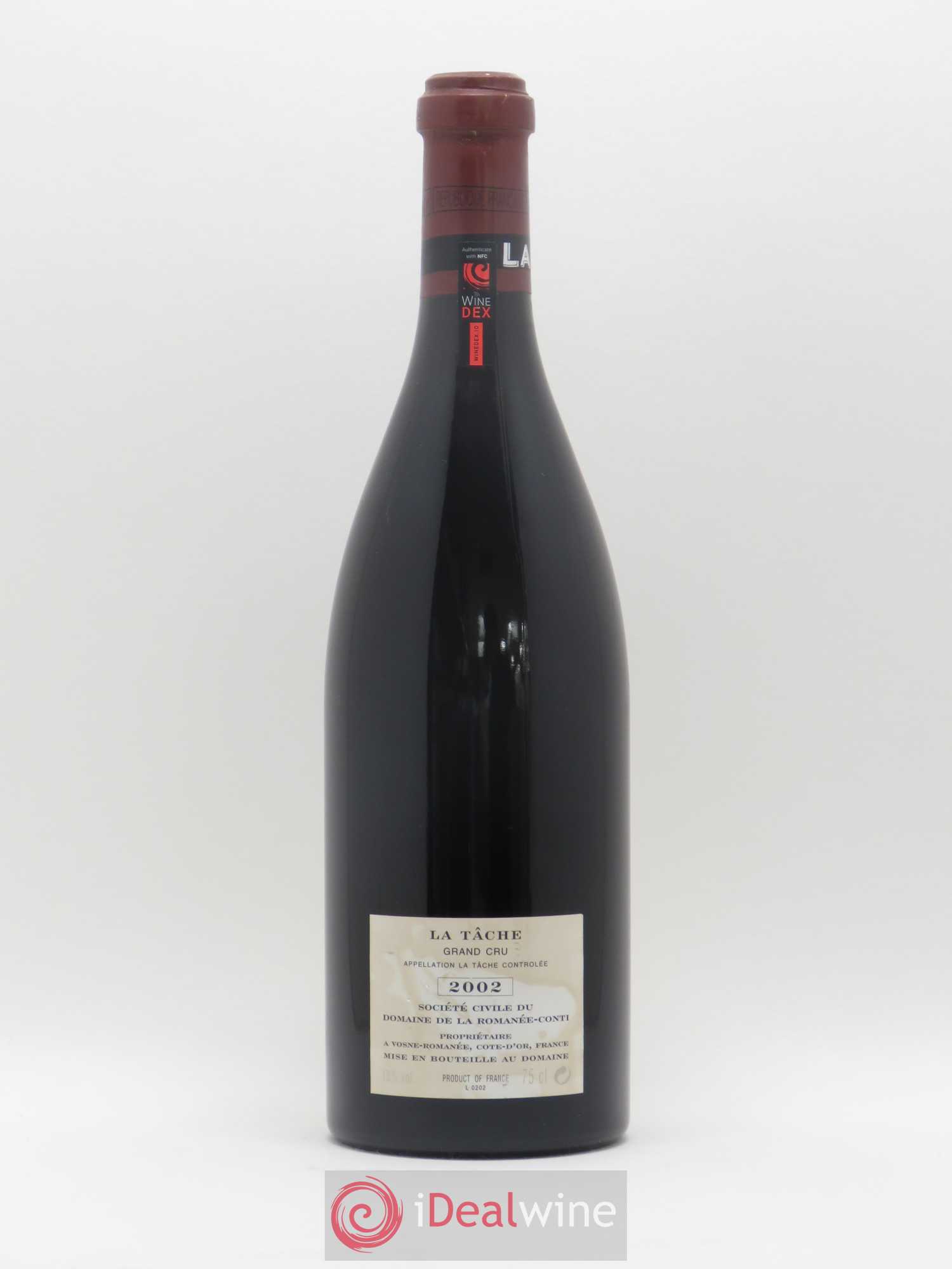 La Tâche Grand Cru Domaine de la Romanée-Conti 2002 - Lot de 1 bouteille - 1