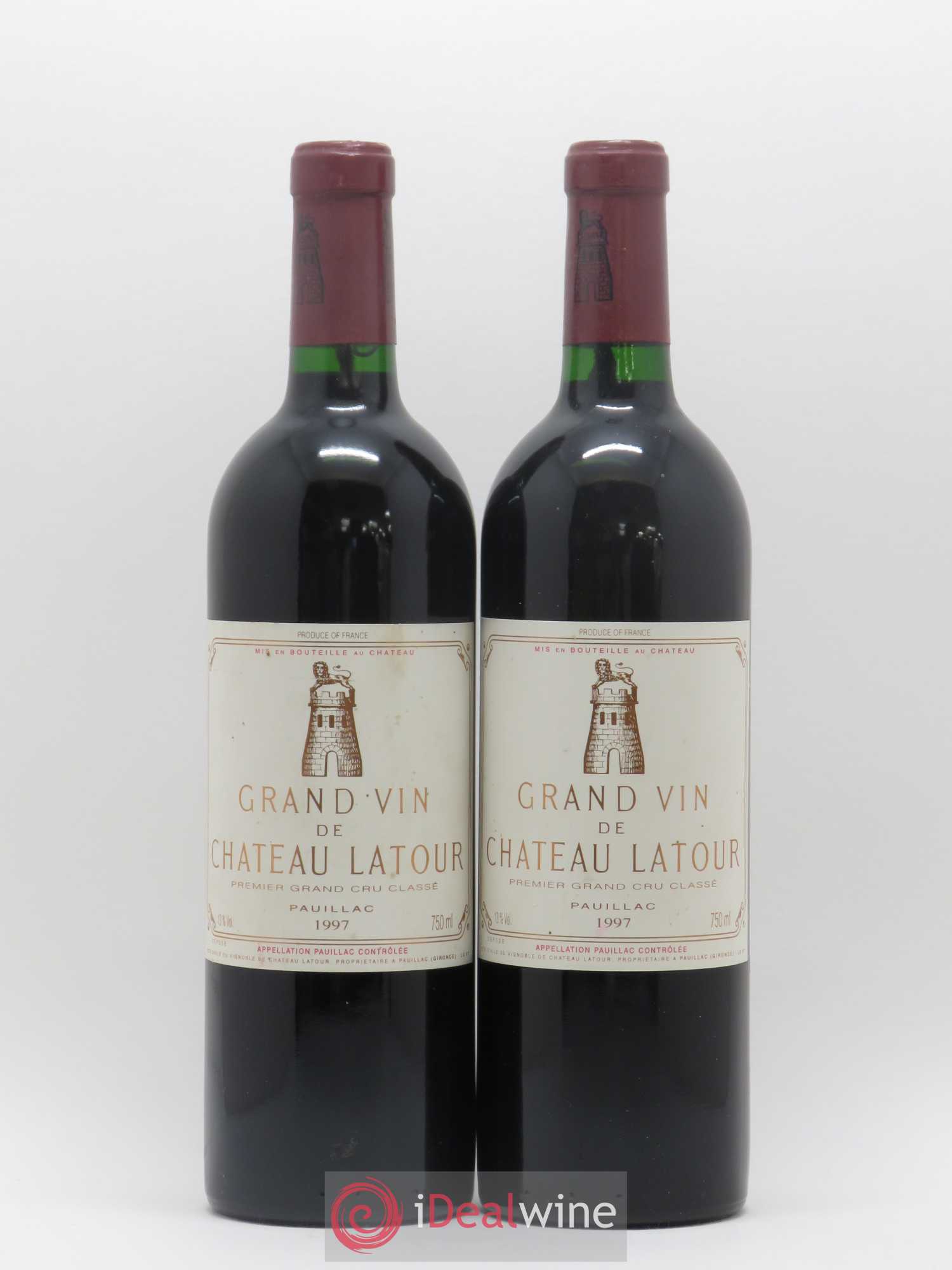 Château Latour 1er Grand Cru Classé 1997 - Lot de 2 bouteilles - 0