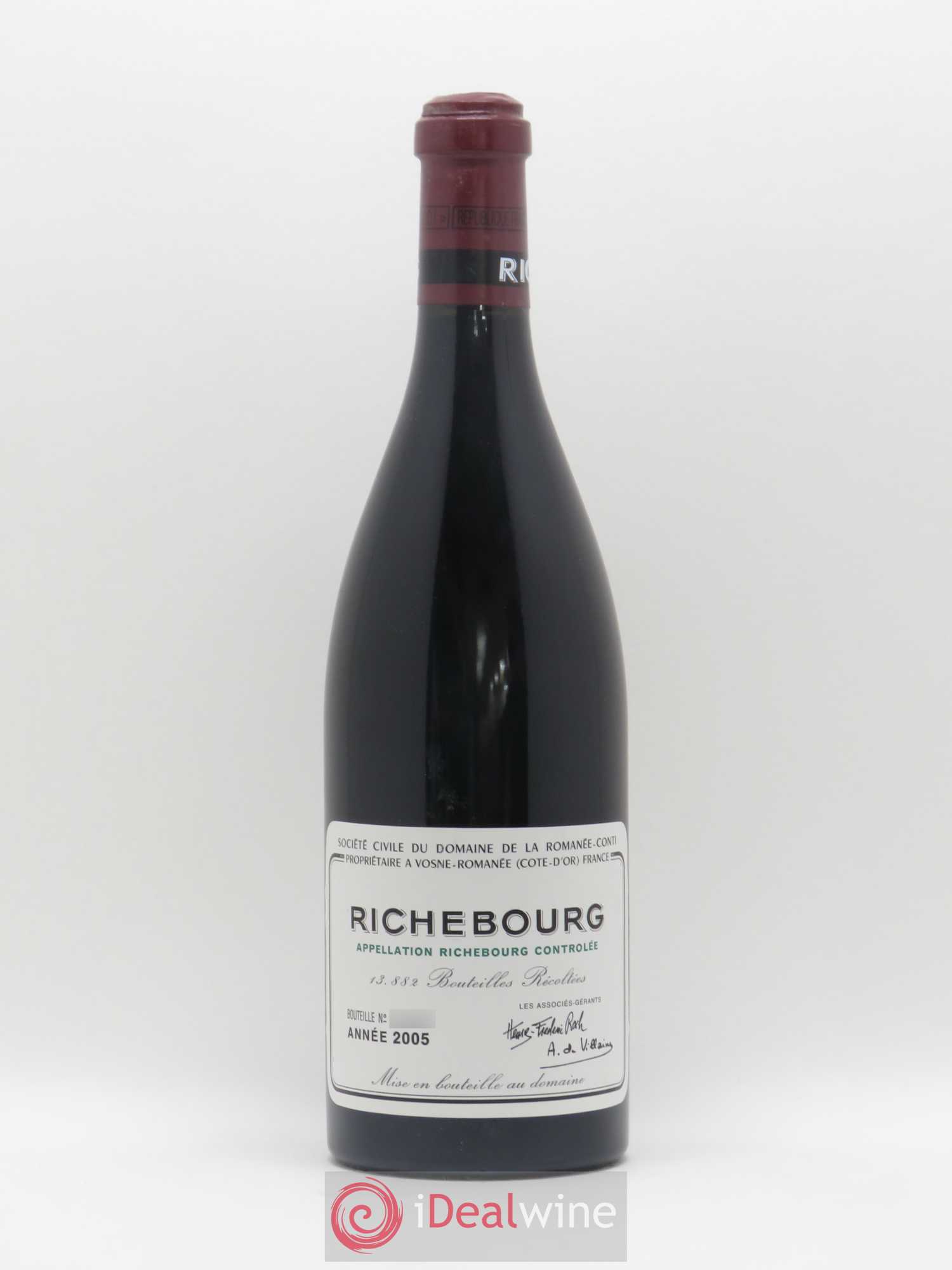 Richebourg Grand Cru Domaine de la Romanée-Conti 2005 - Lot de 1 bouteille - 0