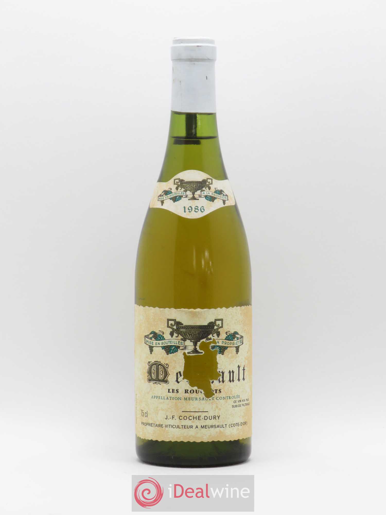 Meursault Les Rougeots Coche Dury (Domaine) 1986 - Lot de 1 bouteille - 0