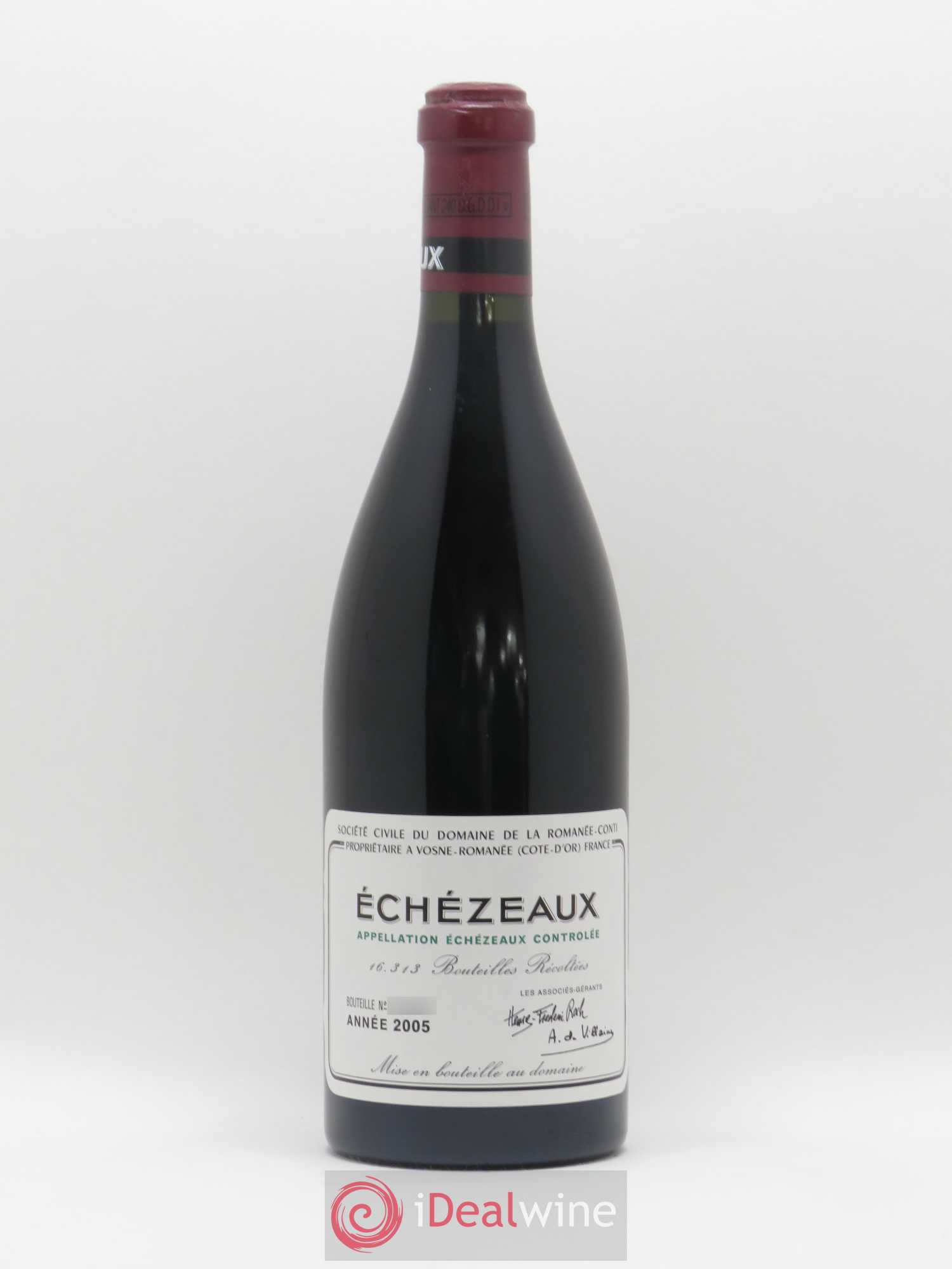 Echezeaux Grand Cru Domaine de la Romanée-Conti 2005 - Lot de 1 bouteille - 0