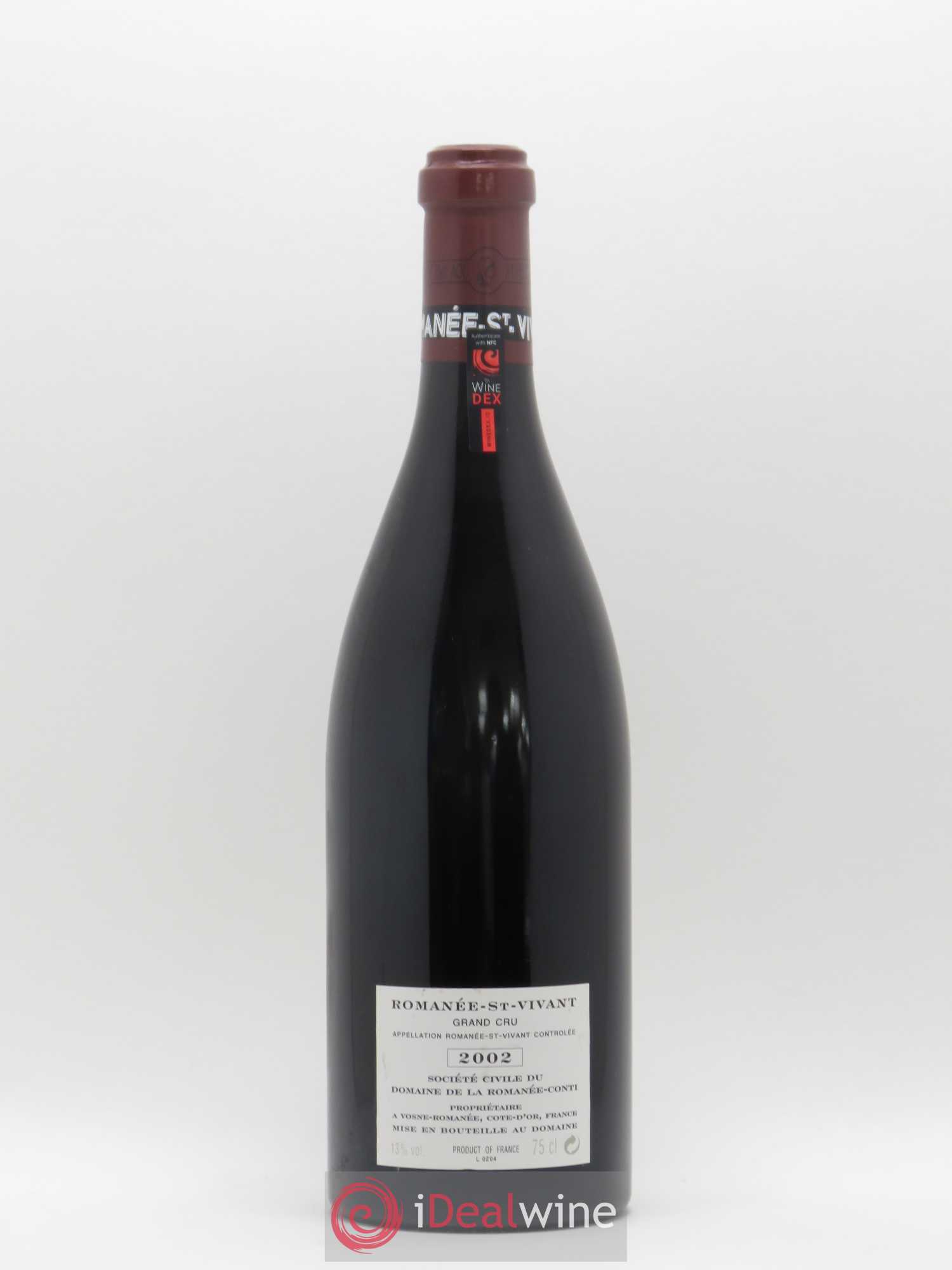 Romanée-Saint-Vivant Grand Cru Domaine de la Romanée-Conti 2002 - Lot de 1 bouteille - 1