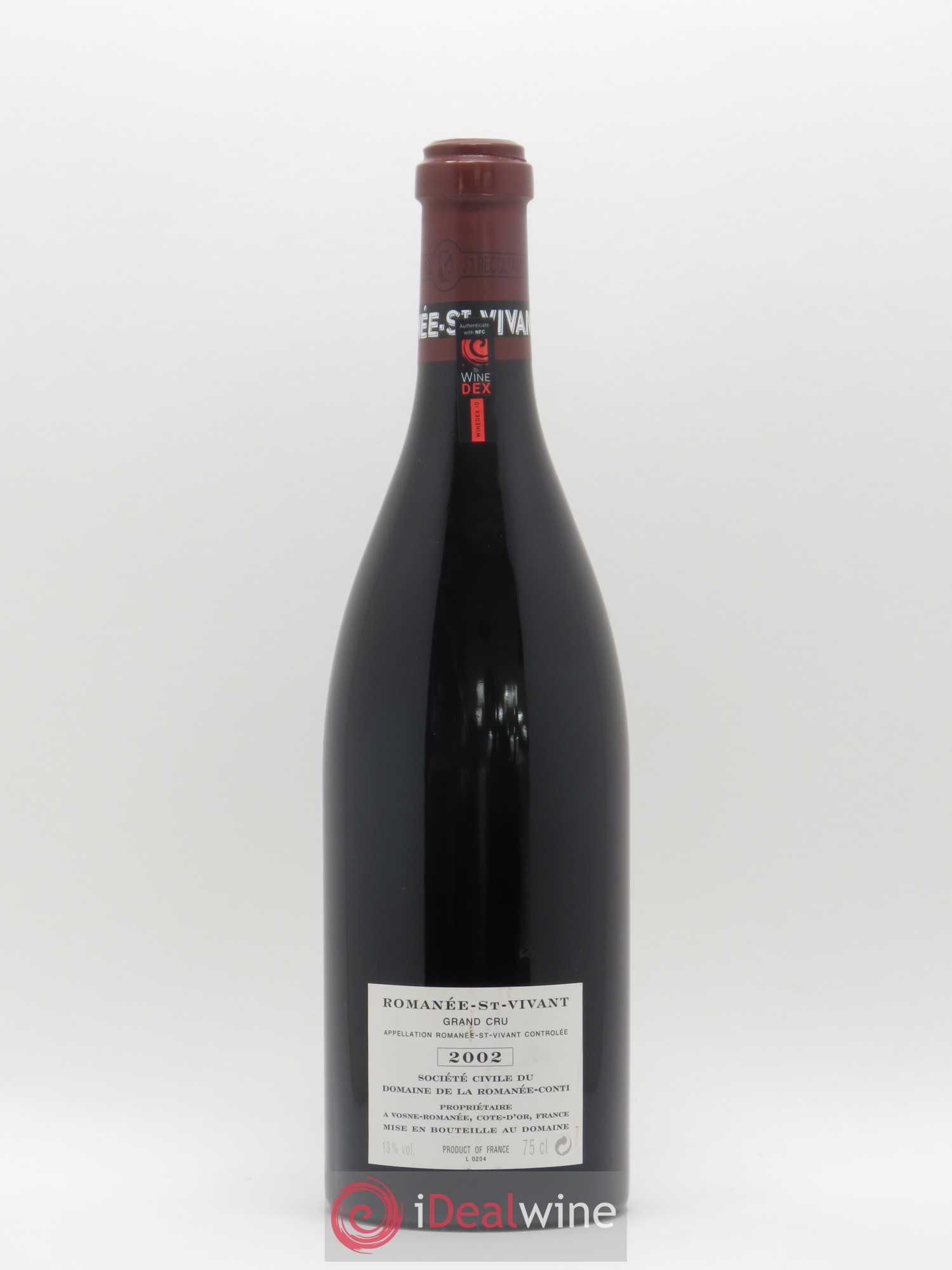 Romanée-Saint-Vivant Grand Cru Domaine de la Romanée-Conti 2002 - Lot de 1 bouteille - 1