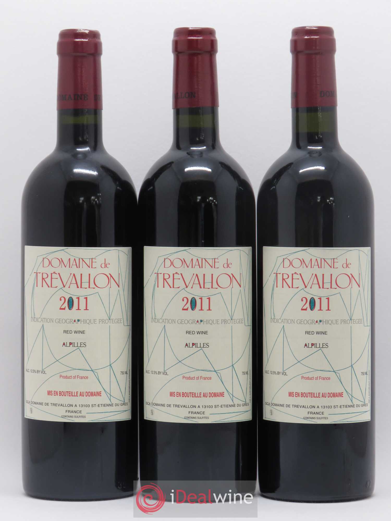 Alpilles Trévallon (Domaine de) Eloi Dürrbach 2011 - Lot de 3 bouteilles - 0