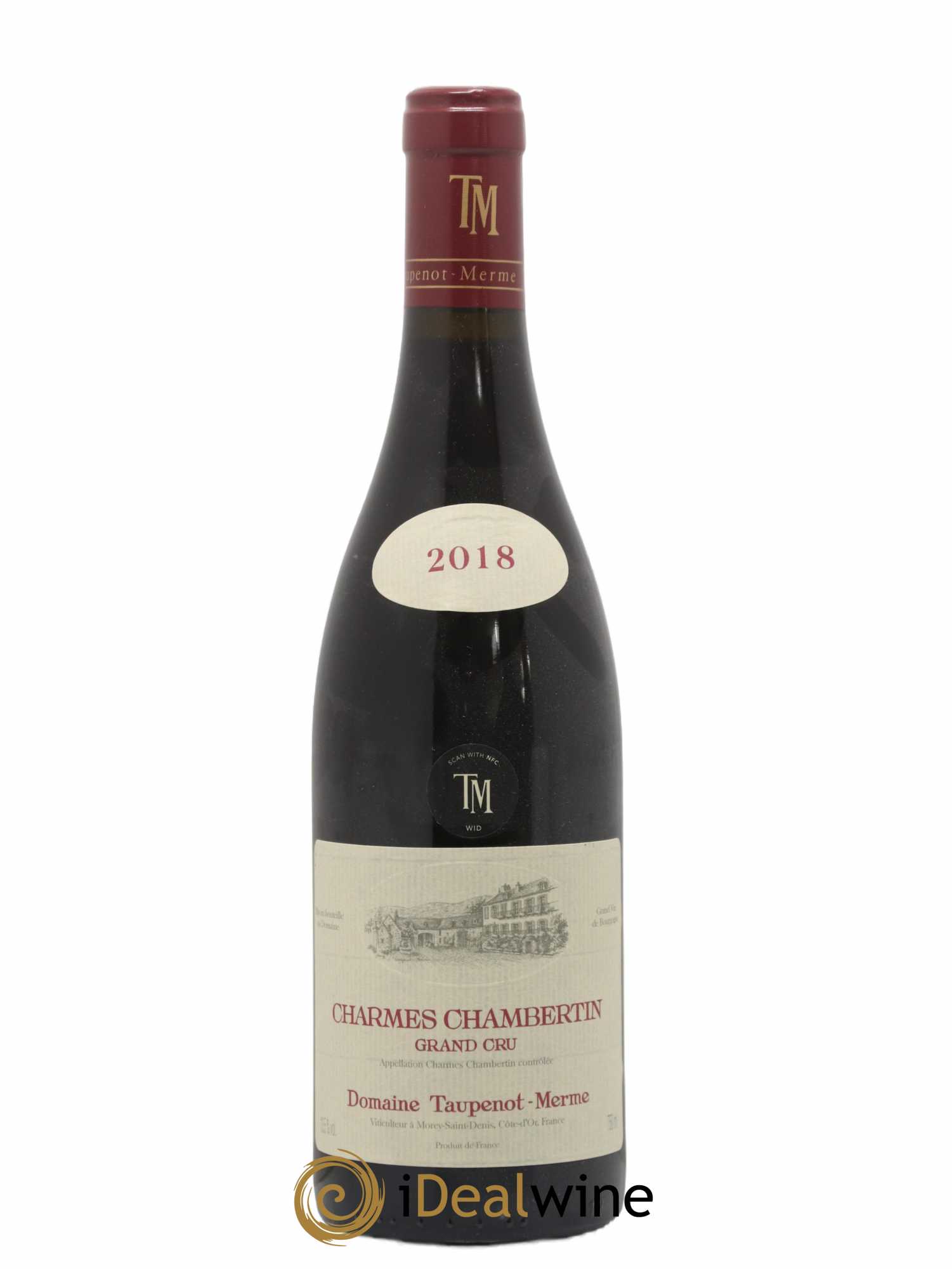 Charmes-Chambertin Grand Cru Domaine Taupenot-Merme 2018 - Lot de 1 bouteille - 0