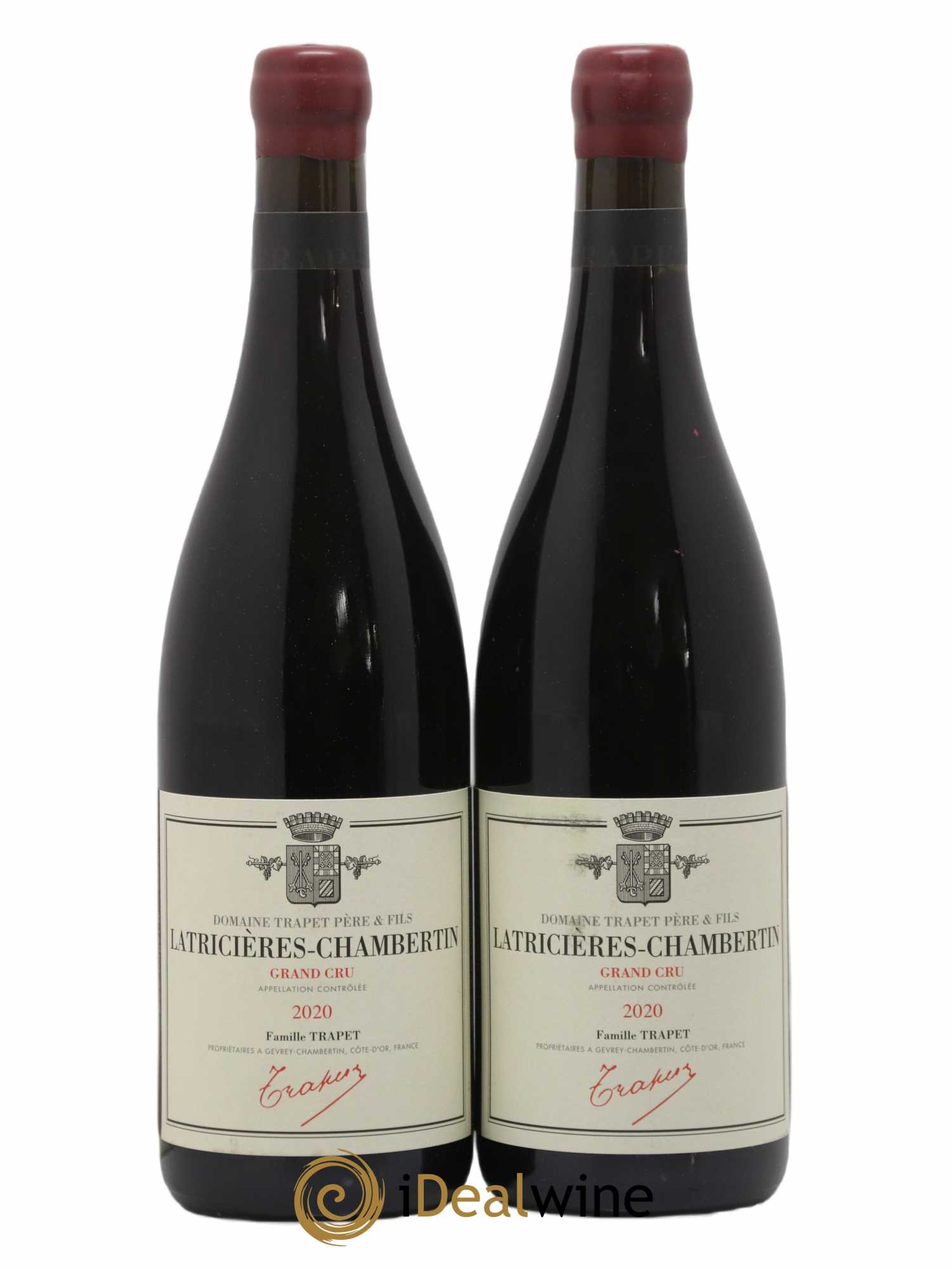 Latricières-Chambertin Grand Cru Domaine Trapet 2020 - Lot de 2 bouteilles - 0