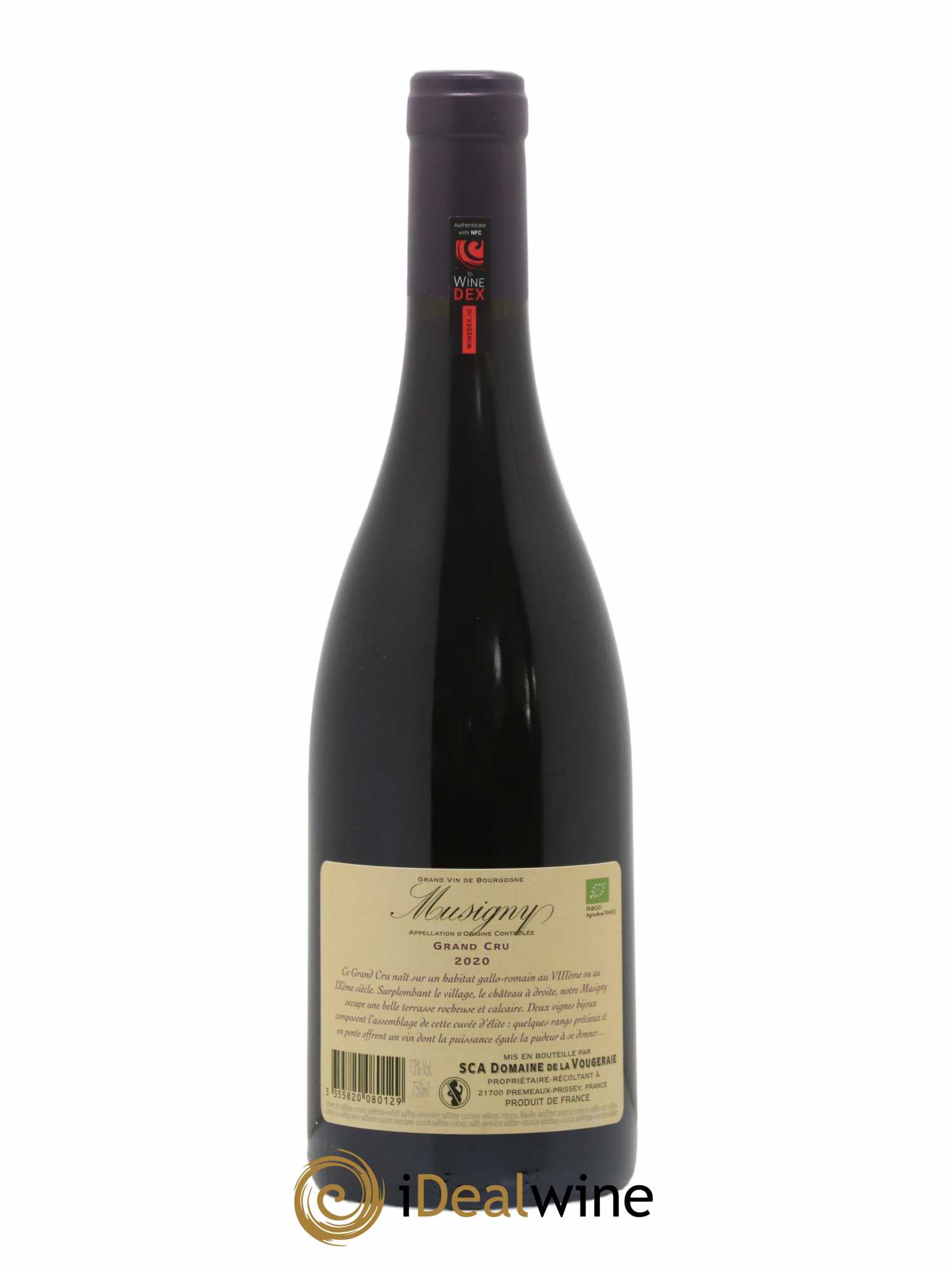 Musigny Grand Cru La Vougeraie 2020 - Lot de 1 bouteille - 1