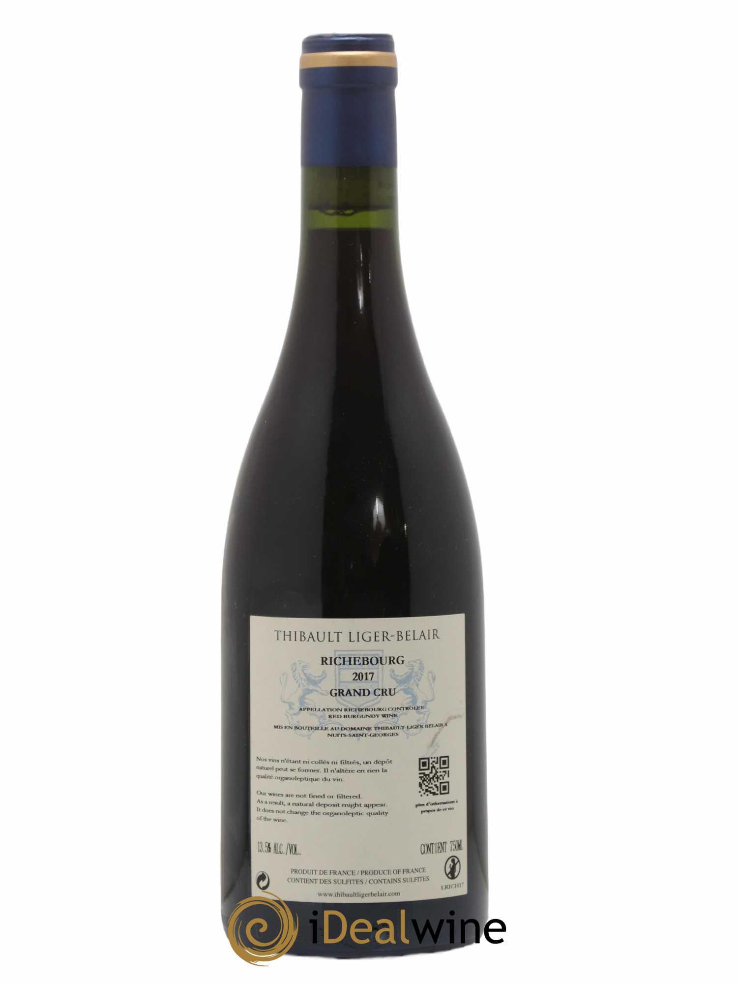 Richebourg Grand Cru Thibault Liger-Belair 2017 - Lot de 1 bouteille - 1