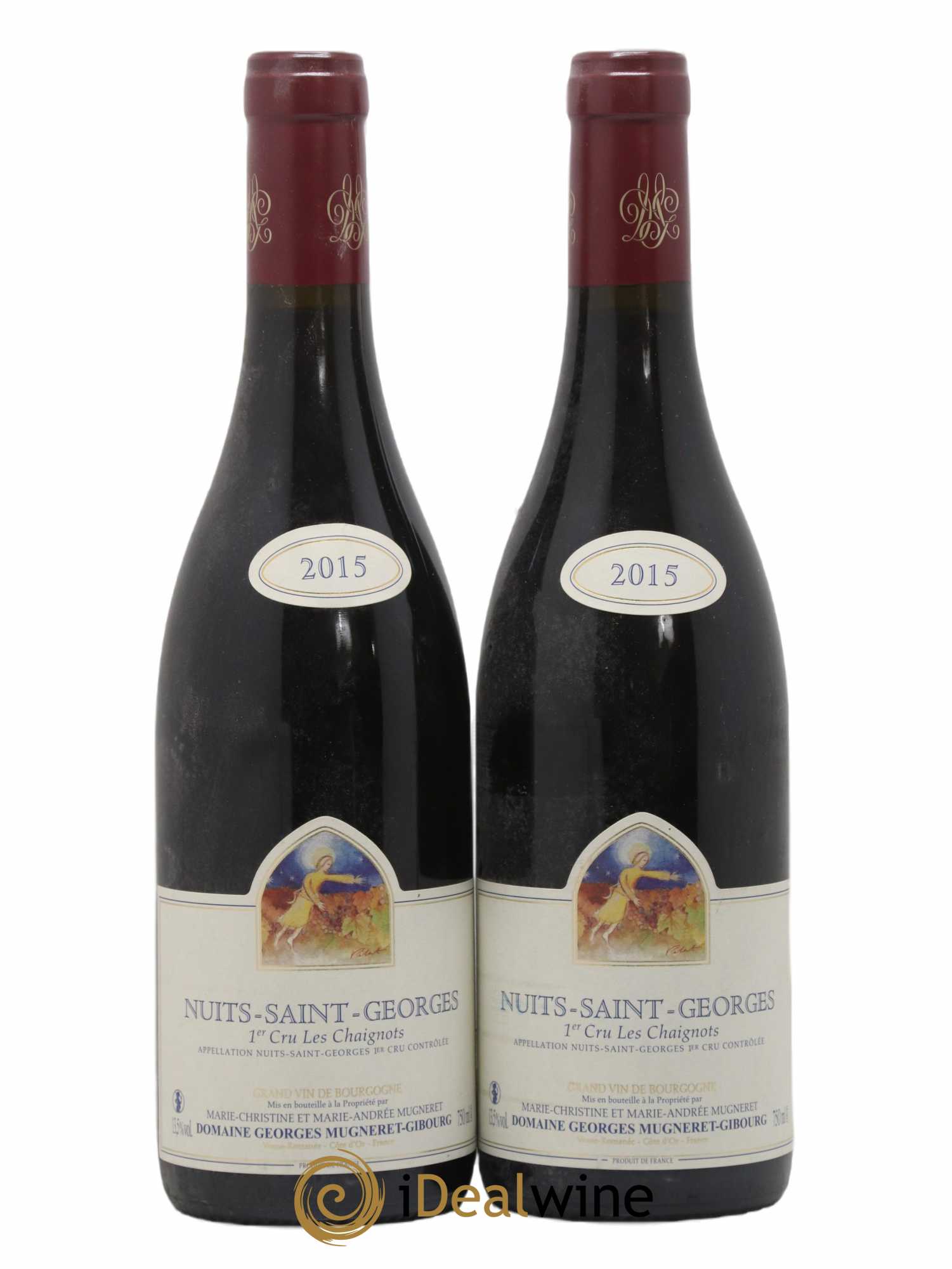 Nuits-Saint-Georges 1er Cru Les Chaignots Mugneret-Gibourg (Domaine) 2015 - Lot de 2 bouteilles - 0