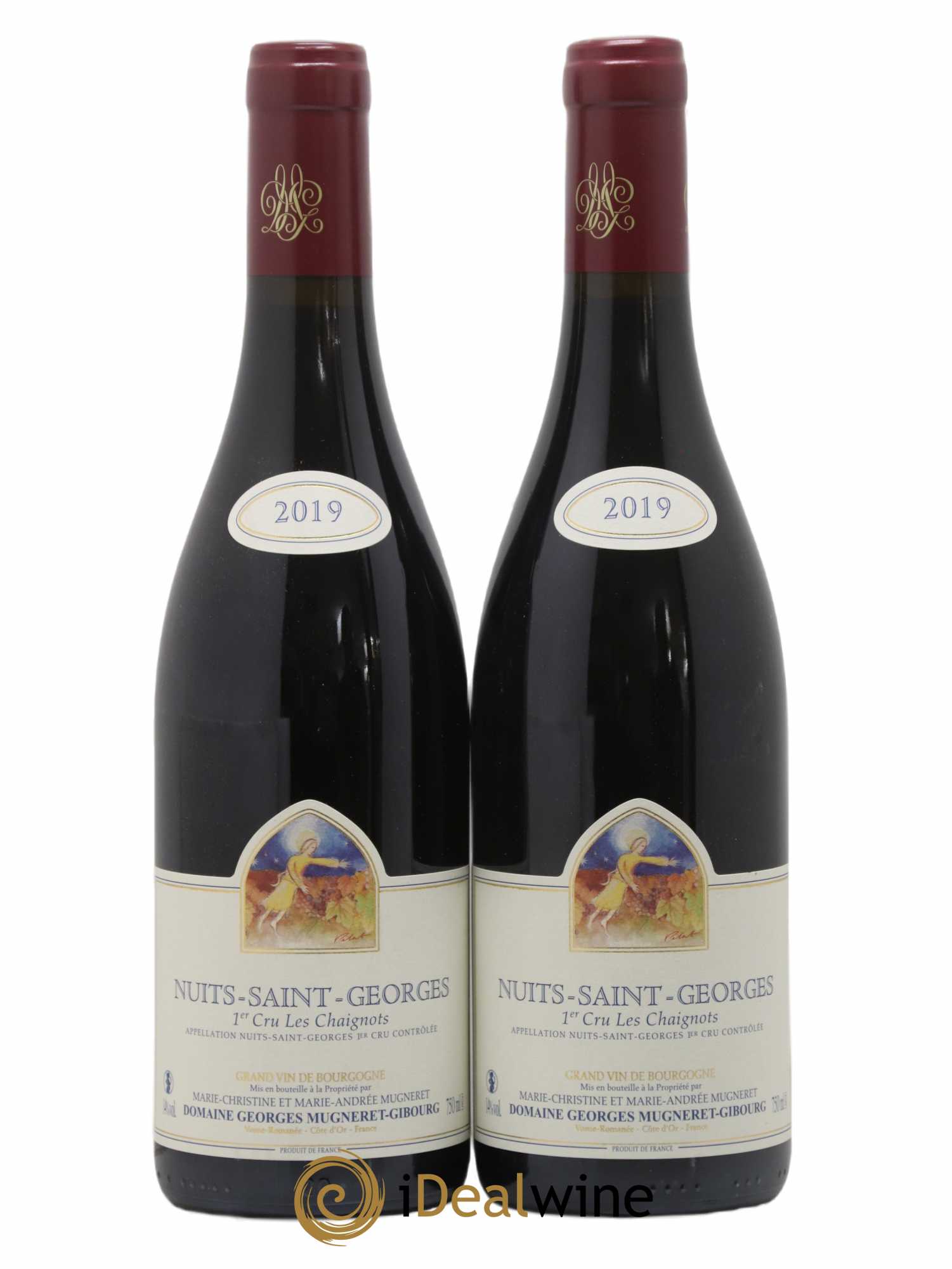 Nuits-Saint-Georges 1er Cru Les Chaignots Mugneret-Gibourg (Domaine) 2019 - Lot de 2 bouteilles - 0