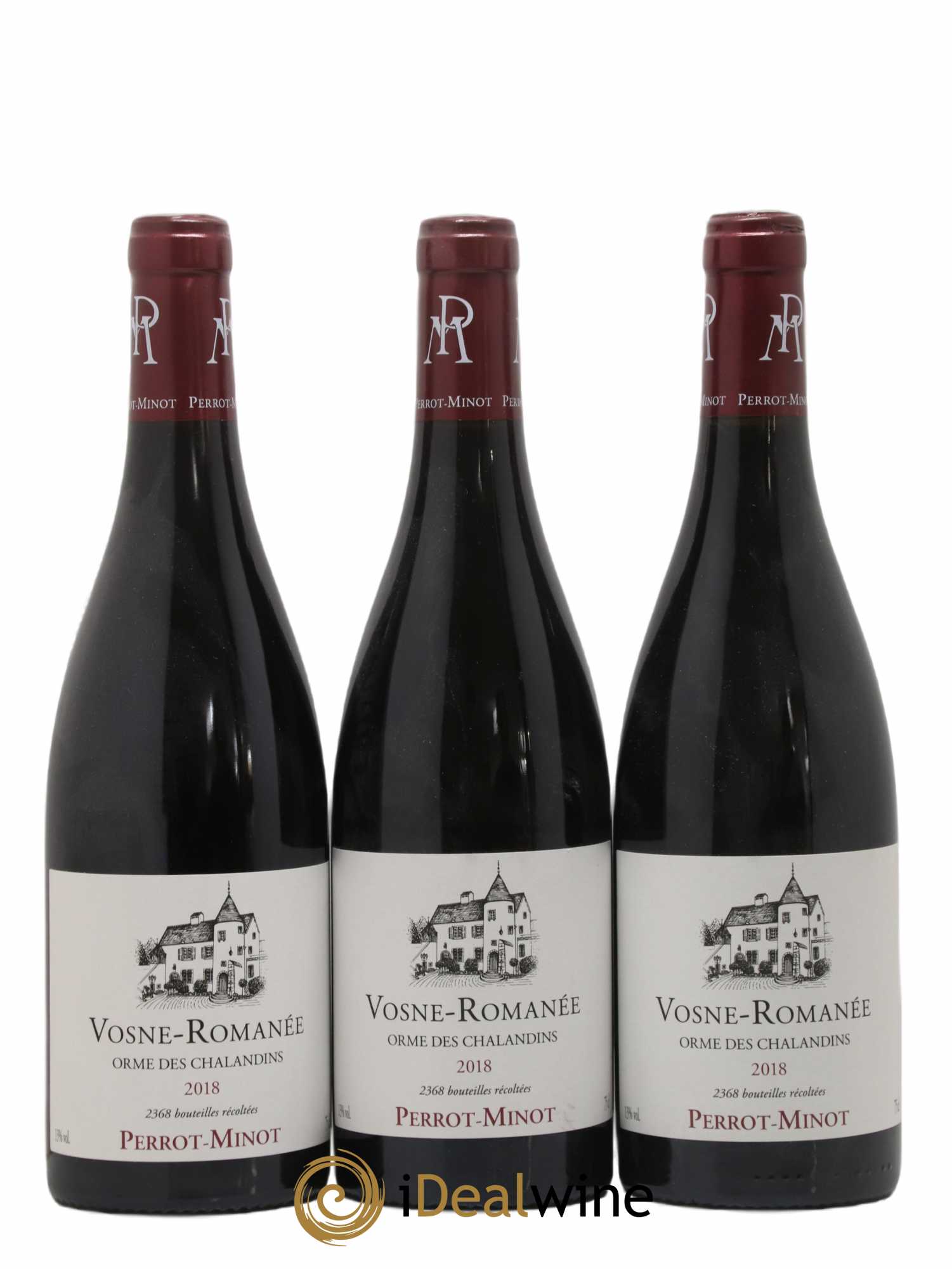 Vosne-Romanée Orme des Chalandins Vielles Vignes Perrot-Minot 2018 - Lot de 3 bouteilles - 0