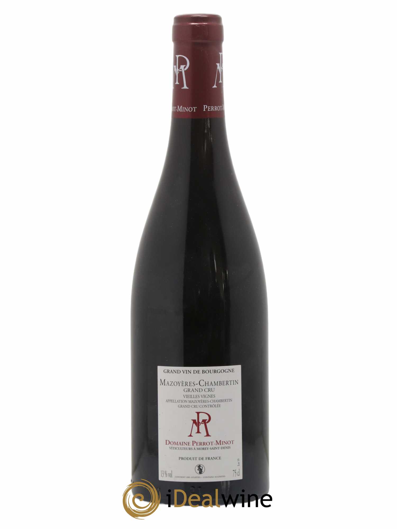 Mazoyères-Chambertin Grand Cru Vieilles Vignes Perrot-Minot 2019 - Lot de 1 bouteille - 1