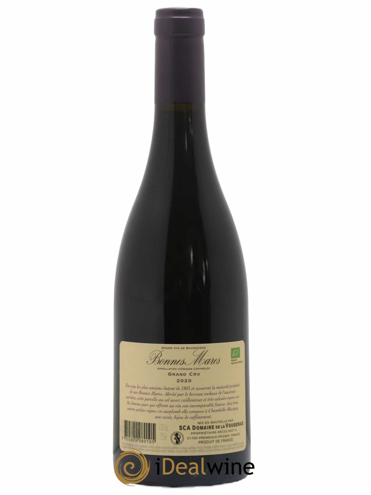 Bonnes-Mares Grand Cru La Vougeraie 2020 - Lot of 1 bottle - 1
