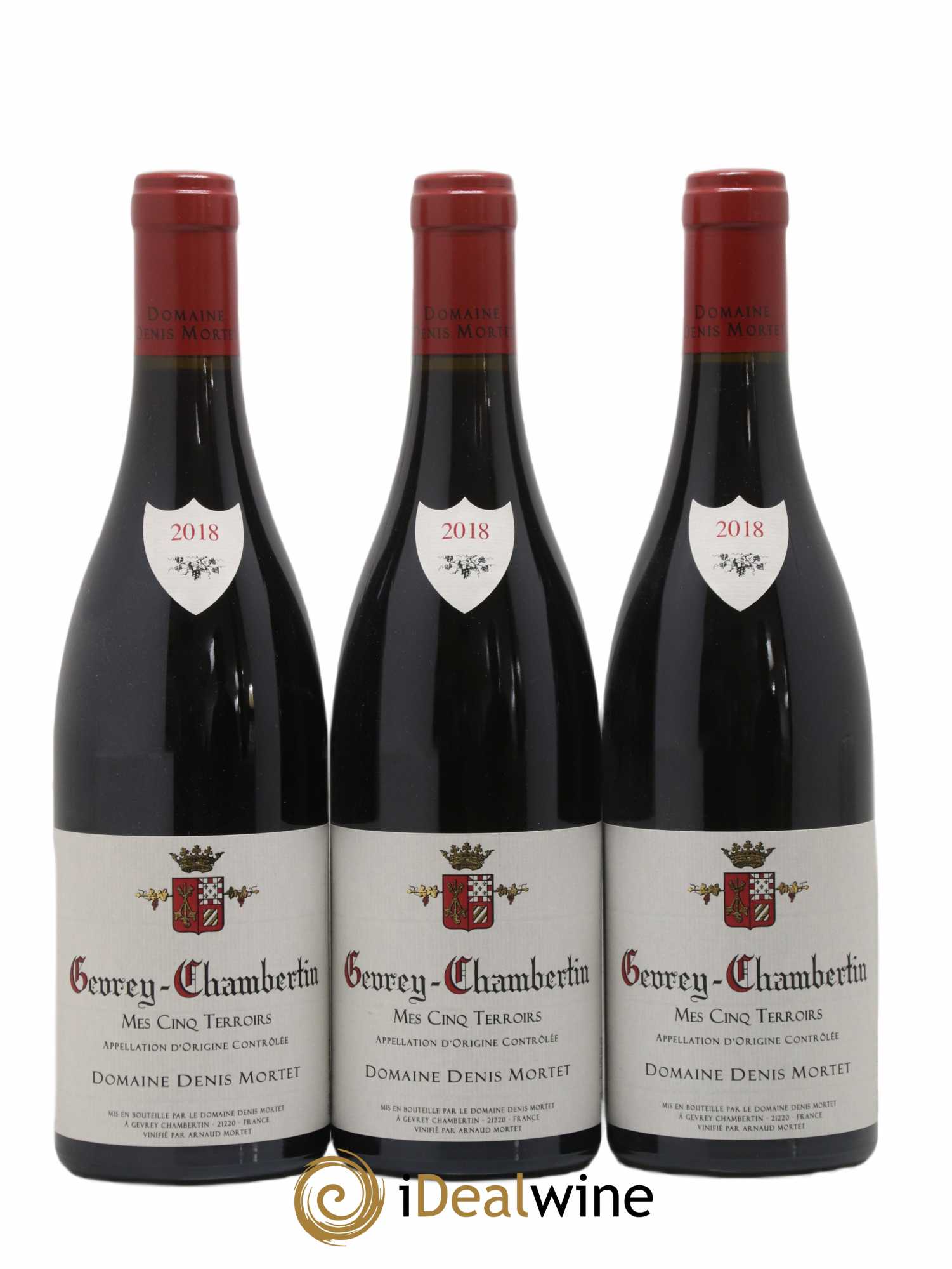 Gevrey-Chambertin Mes Cinq Terroirs Denis Mortet (Domaine) 2018 - Lot de 3 bouteilles - 0