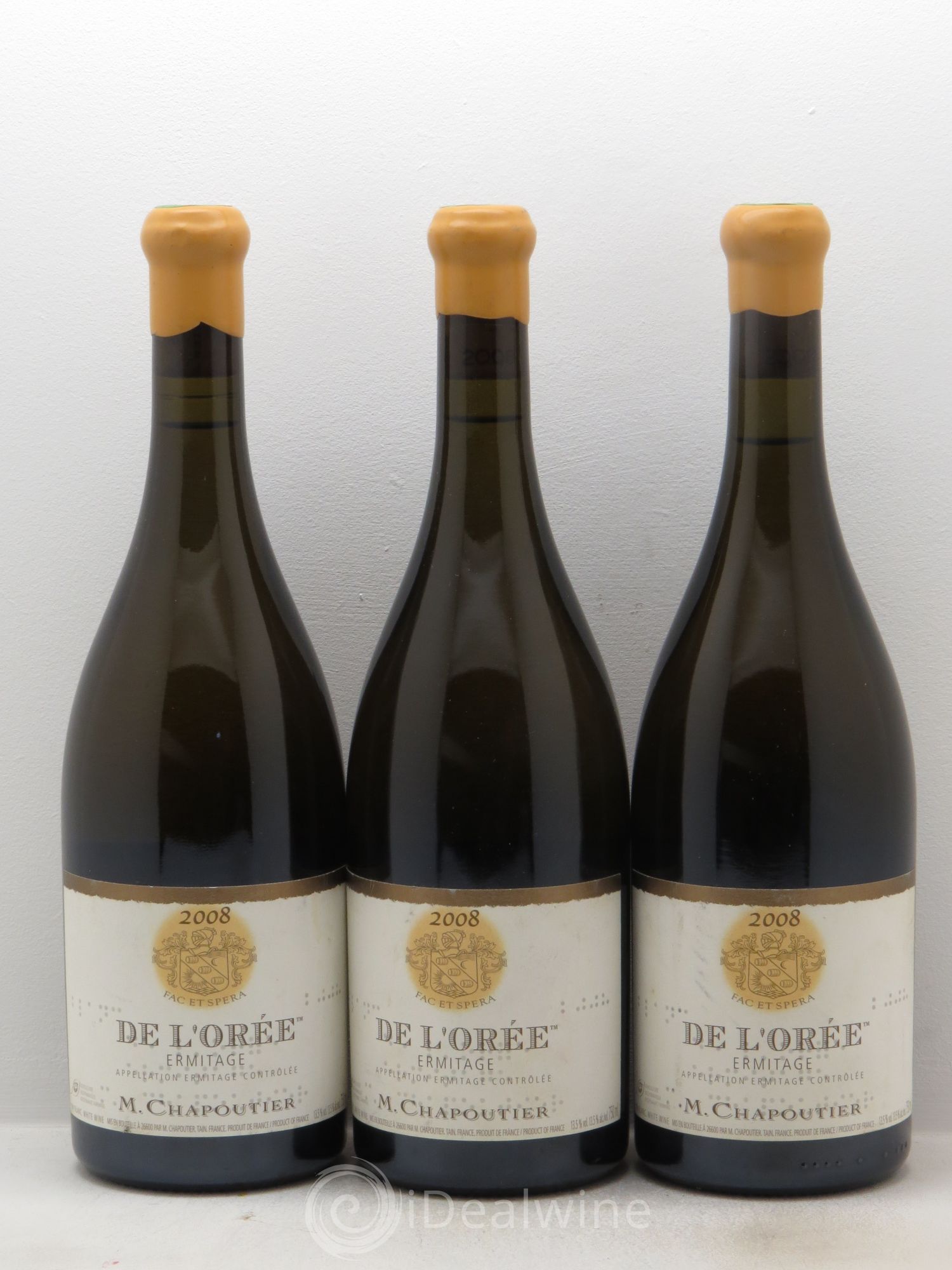 Hermitage Ermitage de l'Orée Chapoutier 2008 - Lot de 3 bouteilles - 0
