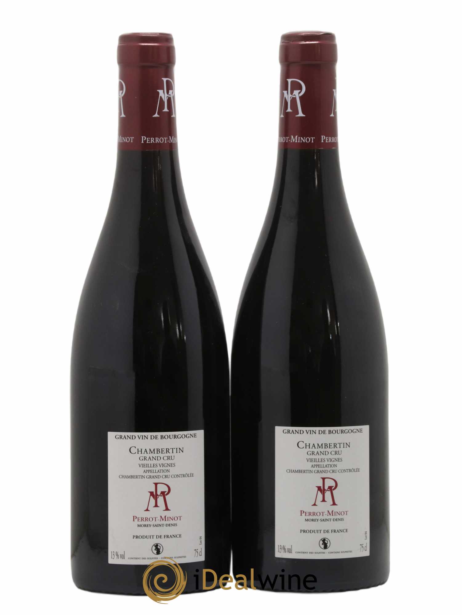 Chambertin Grand Cru Vieilles vignes Perrot-Minot 2018 - Lot de 2 bouteilles - 1
