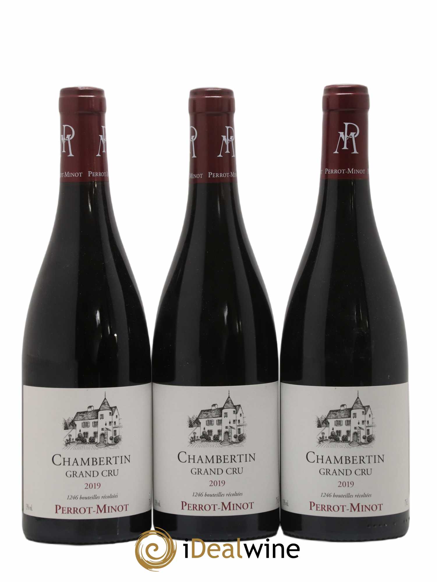 Chambertin Grand Cru Vieilles vignes Perrot-Minot 2019 - Lot de 3 bouteilles - 0