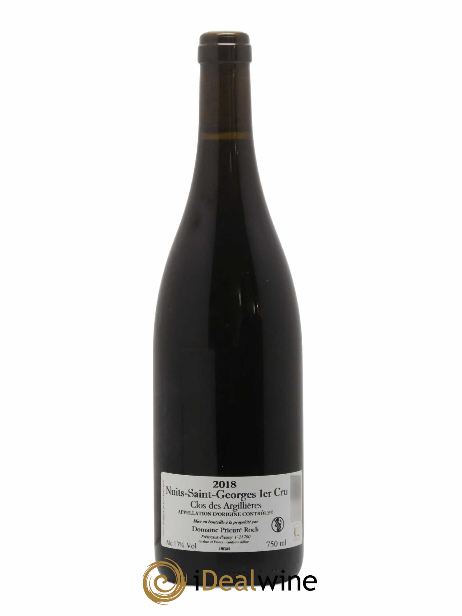 Nuits-Saint-Georges 1er Cru Clos des Argillières Prieuré Roch 2018 - Lot de 1 bouteille - 1