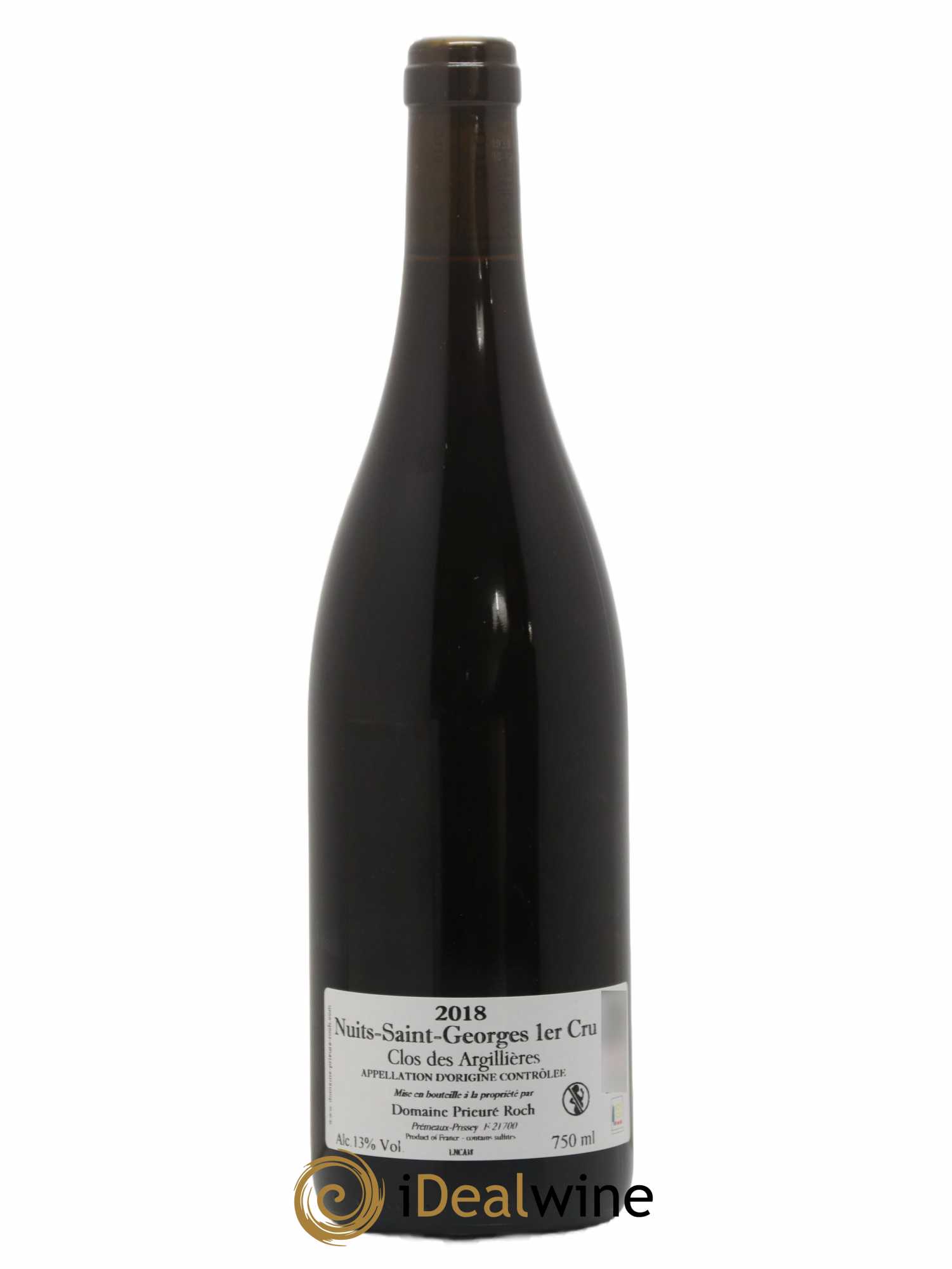 Nuits-Saint-Georges 1er Cru Clos des Argillières Prieuré Roch 2018 - Lot de 1 bouteille - 1