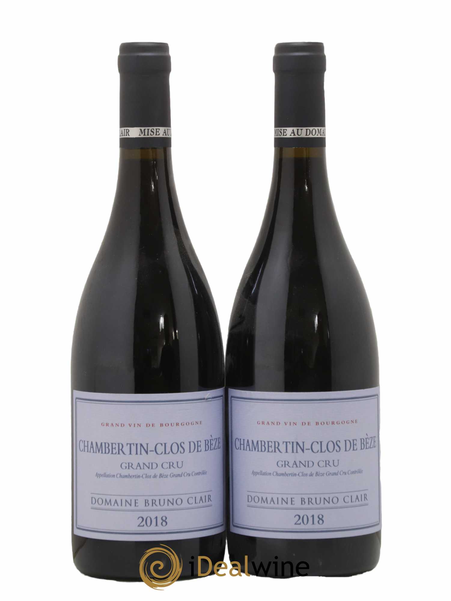 Chambertin Clos de Bèze Grand Cru Bruno Clair (Domaine) 2018 - Lot de 2 bouteilles - 0