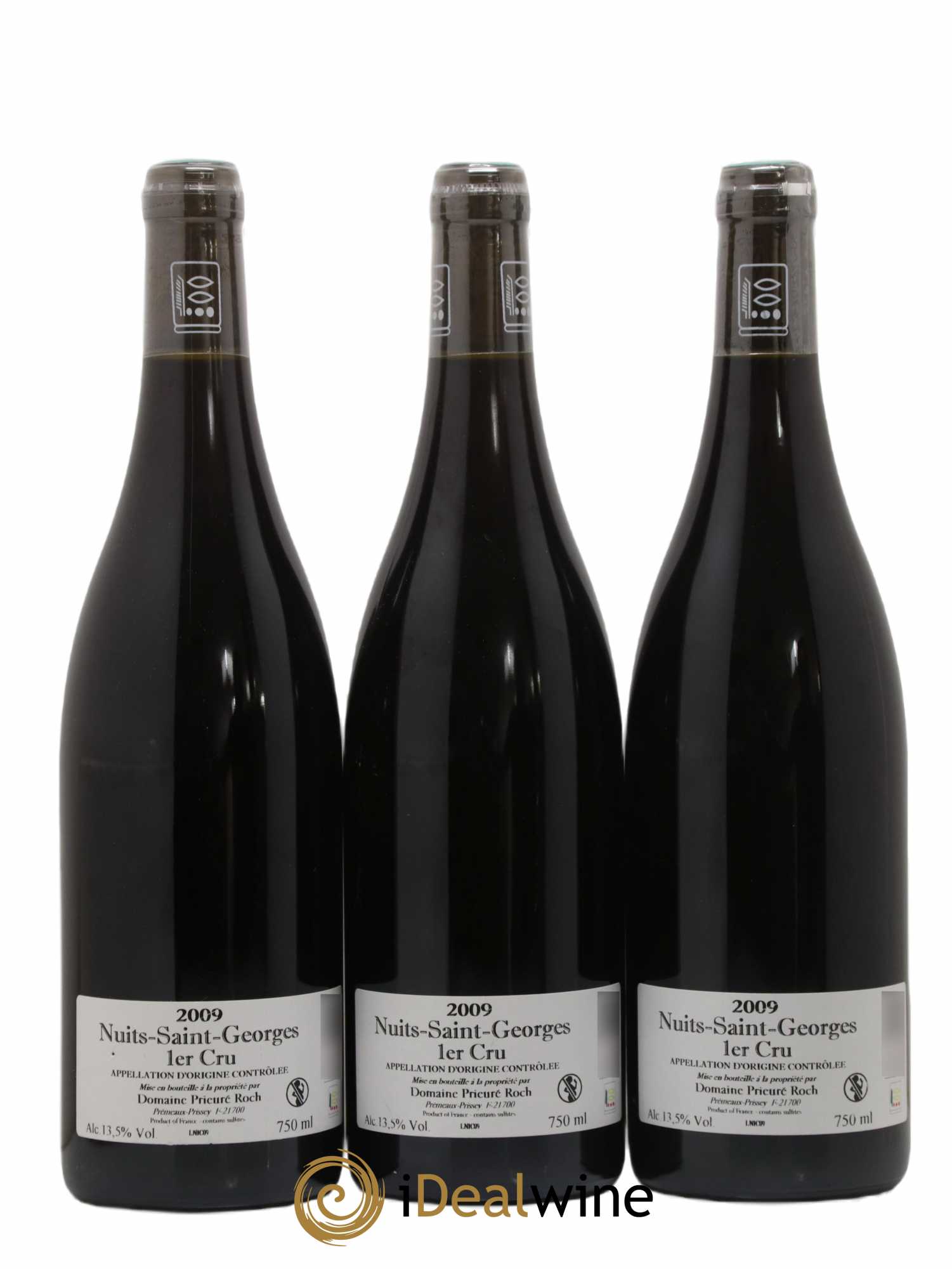 Nuits-Saint-Georges 1er Cru Prieuré Roch 2009 - Lot de 3 bouteilles - 1