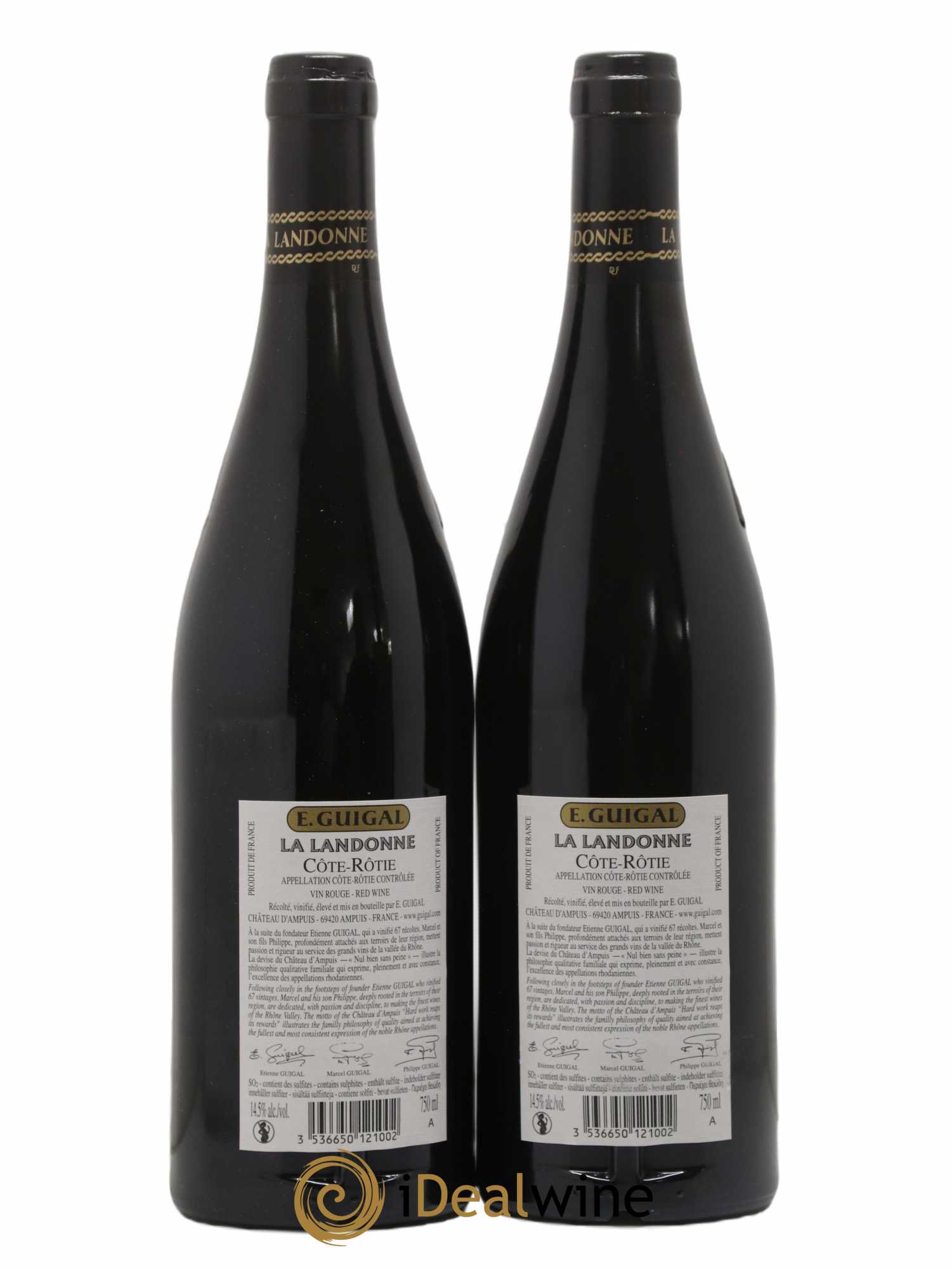 Côte-Rôtie La Landonne Guigal 2018 - Lot de 2 bouteilles - 1