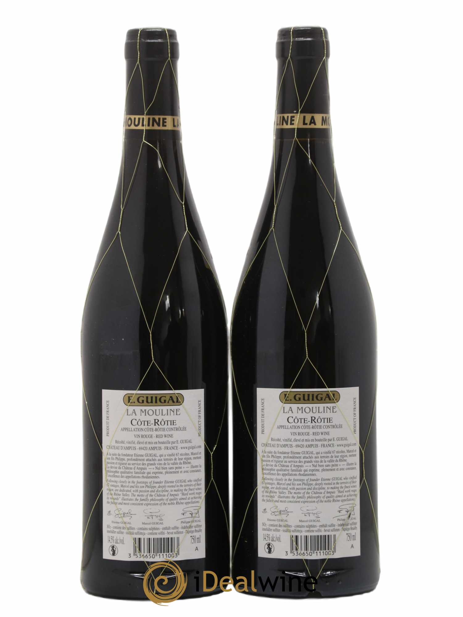 Côte-Rôtie La Mouline Guigal 2018 - Lot de 2 bouteilles - 1