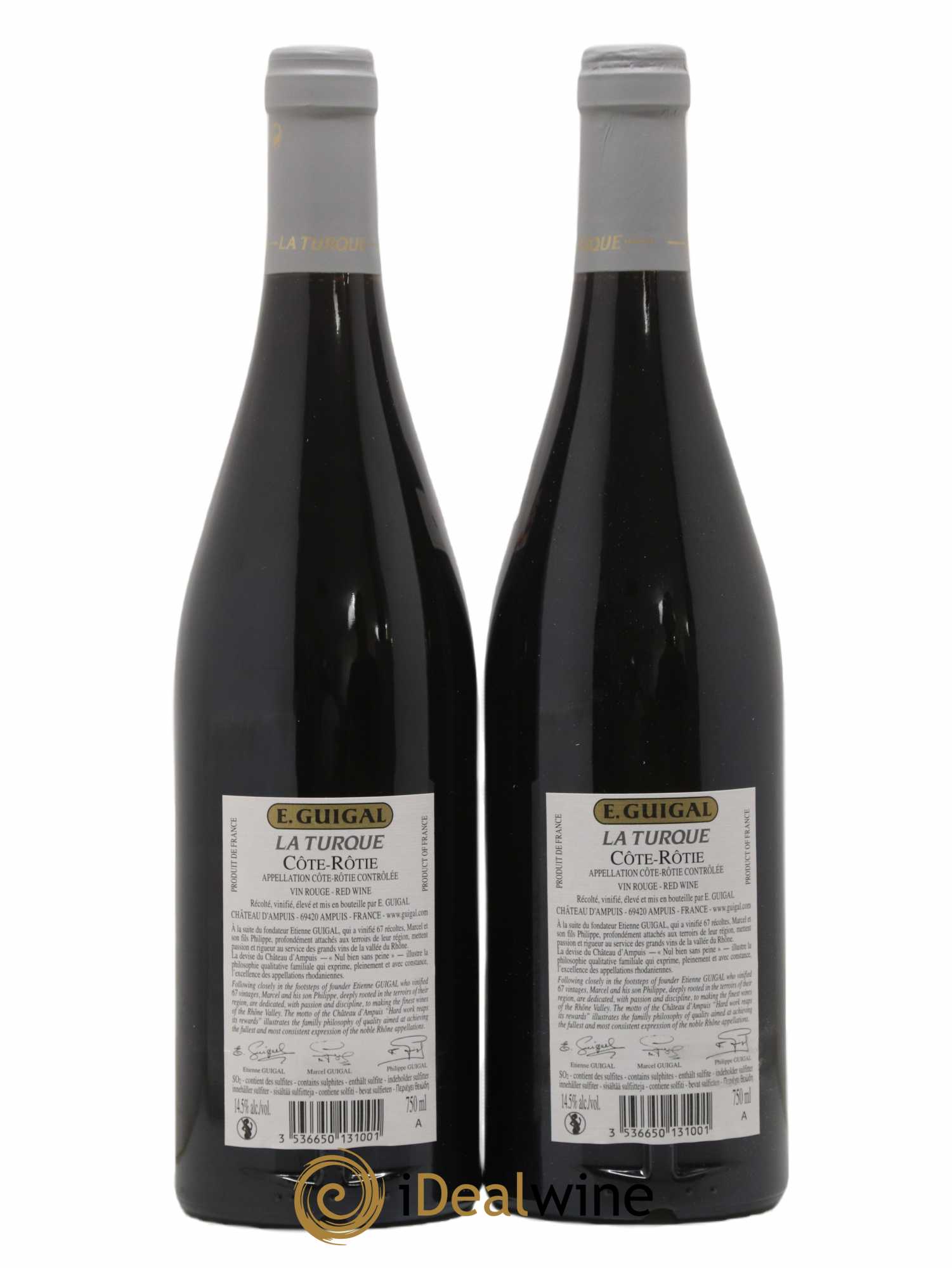 Côte-Rôtie La Turque Guigal 2018 - Lot de 2 bouteilles - 1