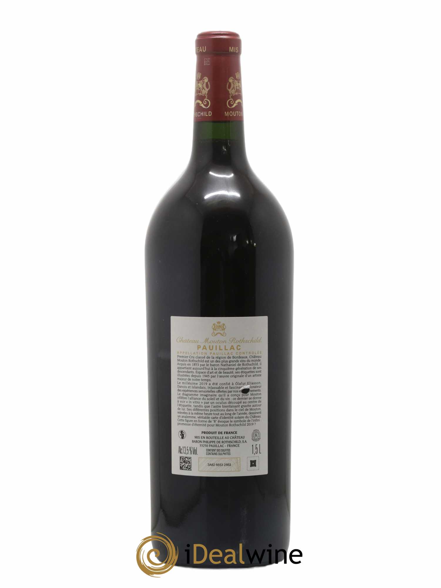 Château Mouton Rothschild 1er Grand Cru Classé 2019 - Lot de 1 magnum - 1