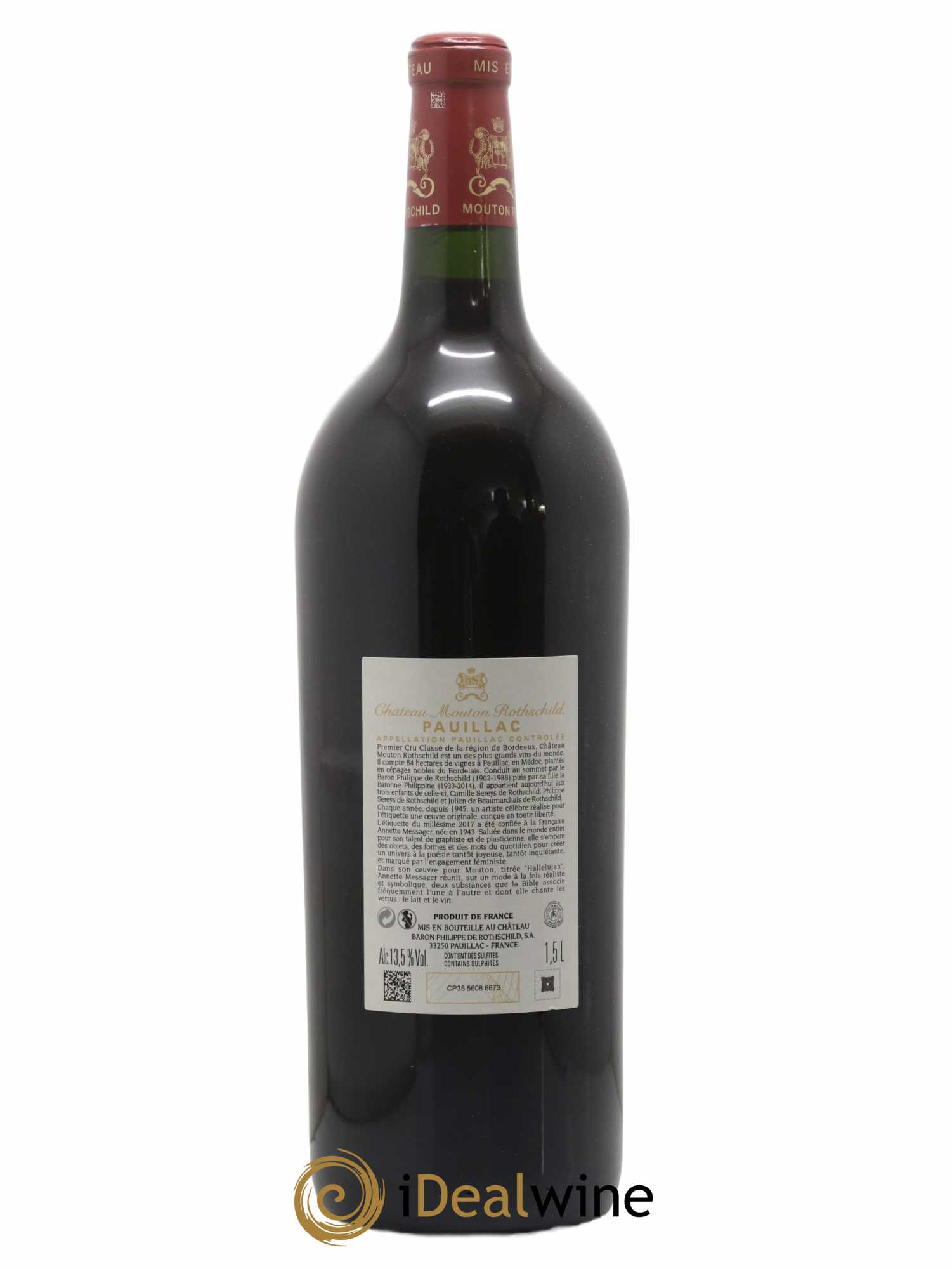 Château Mouton Rothschild 1er Grand Cru Classé 2017 - Lot de 1 magnum - 1