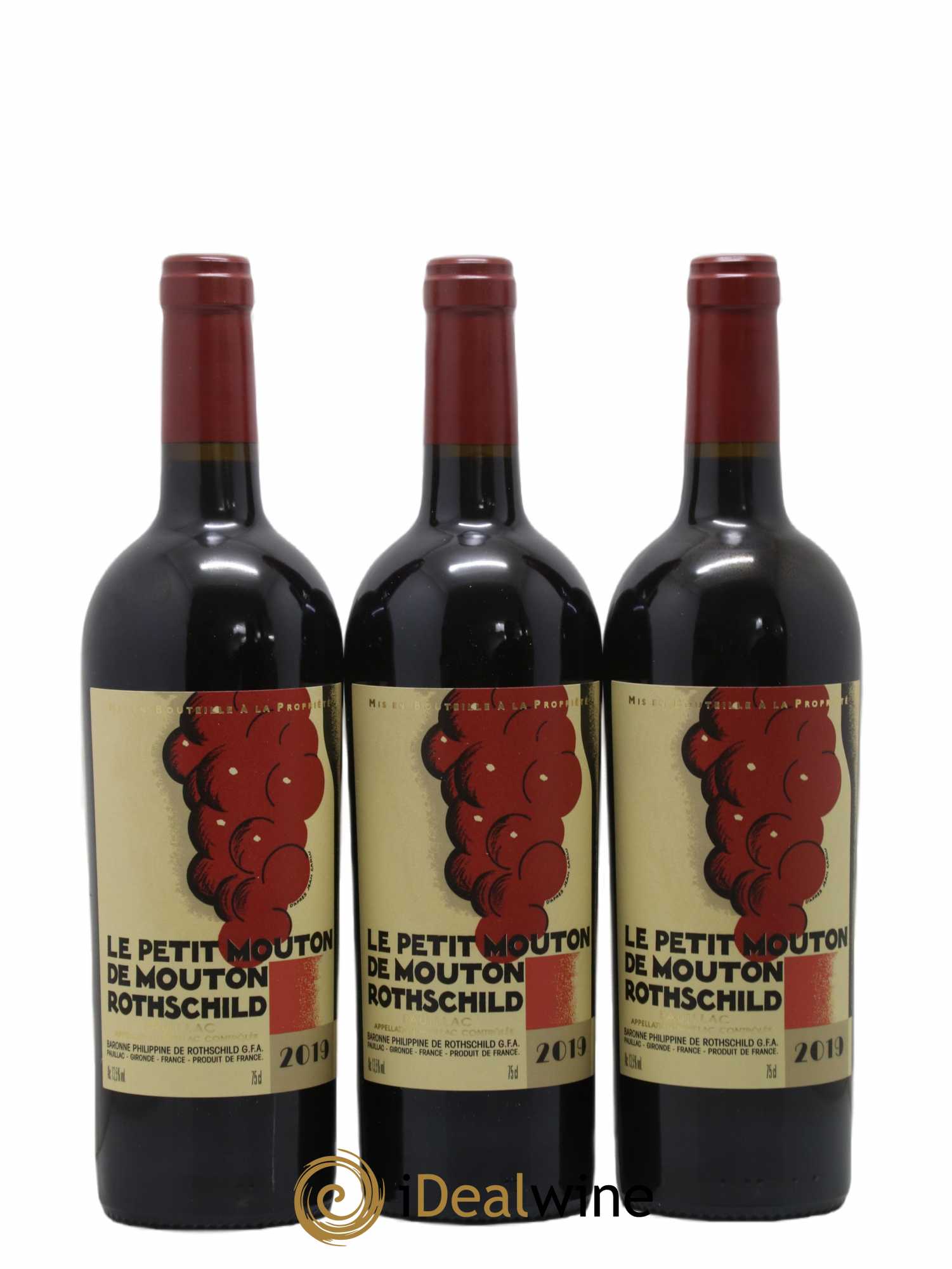 Petit Mouton Second Vin 2019 - Lot de 6 bouteilles - 1