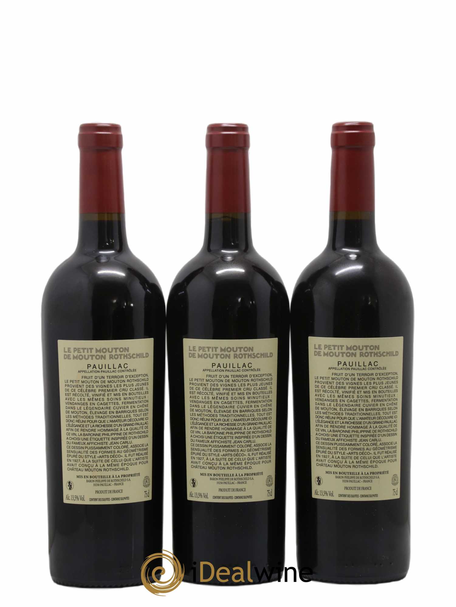 Petit Mouton Second Vin 2019 - Lot de 6 bouteilles - 4