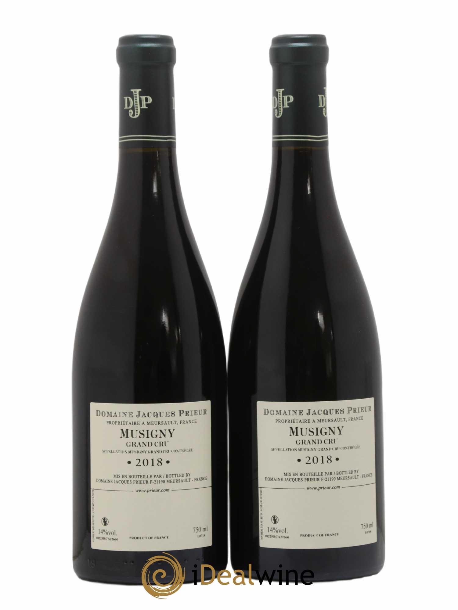 Musigny Grand Cru Jacques Prieur (Domaine) 2018 - Lot of 2 bottles - 1