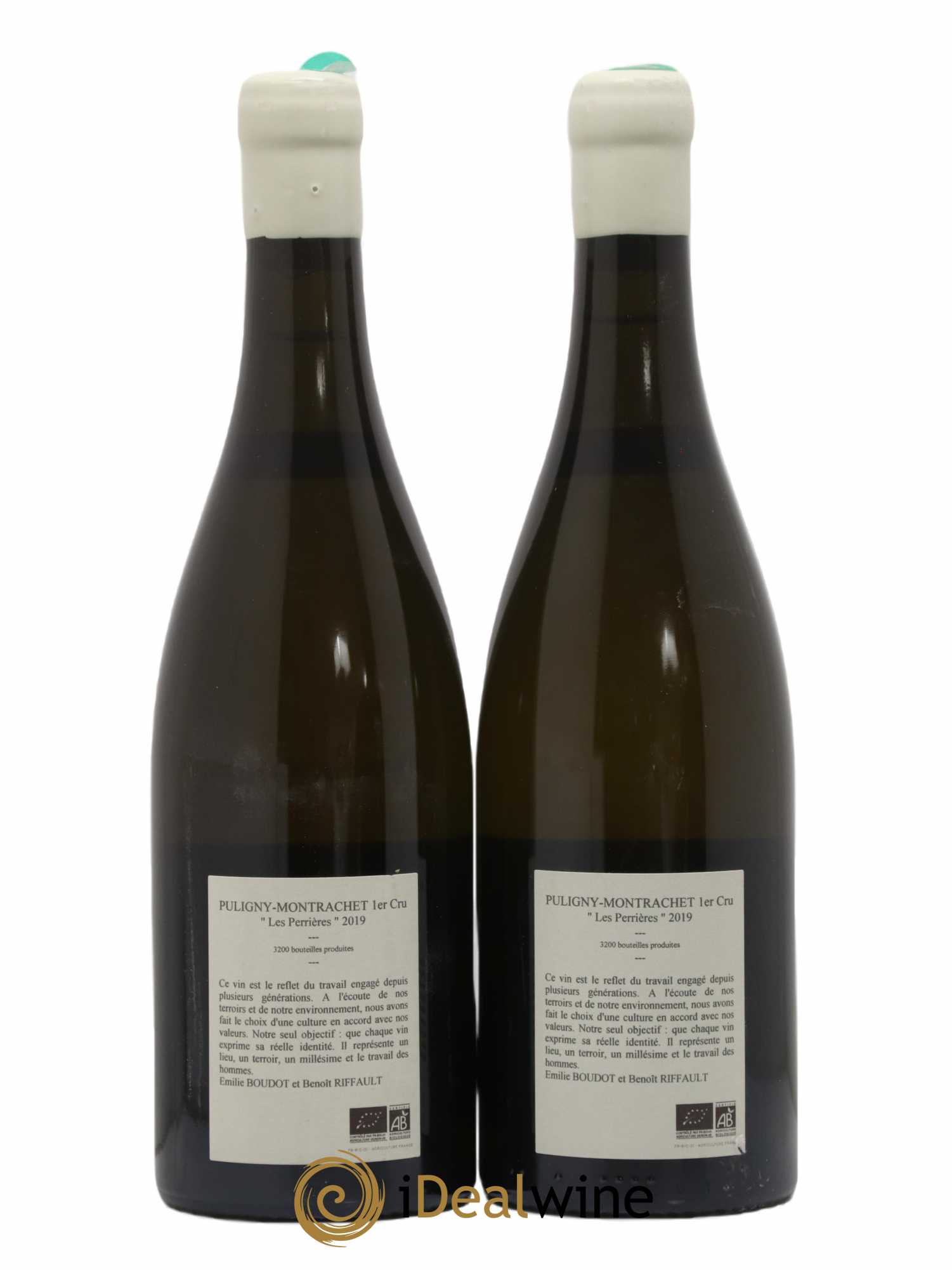 Puligny-Montrachet 1er Cru Les Perrières Etienne Sauzet 2019 - Lot de 2 bouteilles - 1