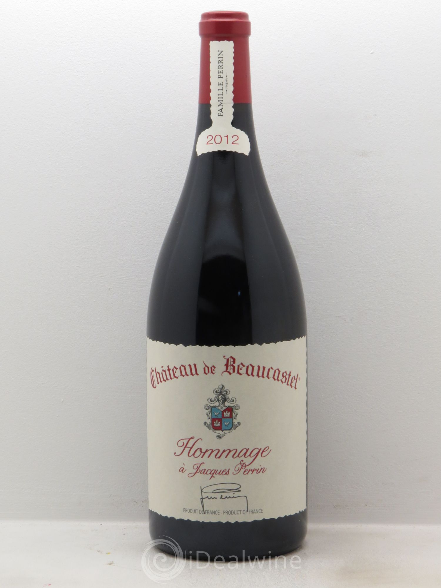 Châteauneuf-du-Pape Château de Beaucastel Hommage à Jacques Perrin Famille Perrin 2012 - Lot de 1 magnum - 0