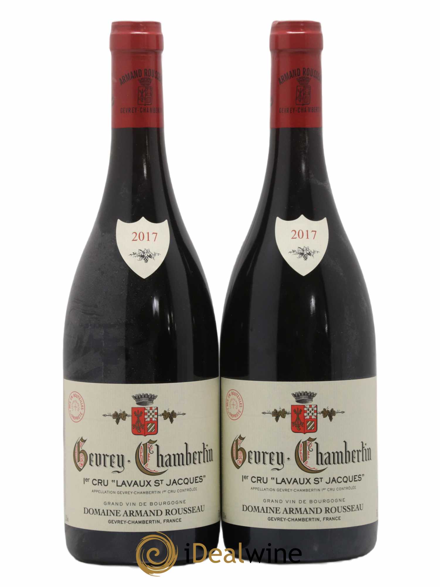 Gevrey-Chambertin 1er Cru Lavaux Saint Jacques Armand Rousseau (Domaine) 2017 - Lot de 2 bouteilles - 0