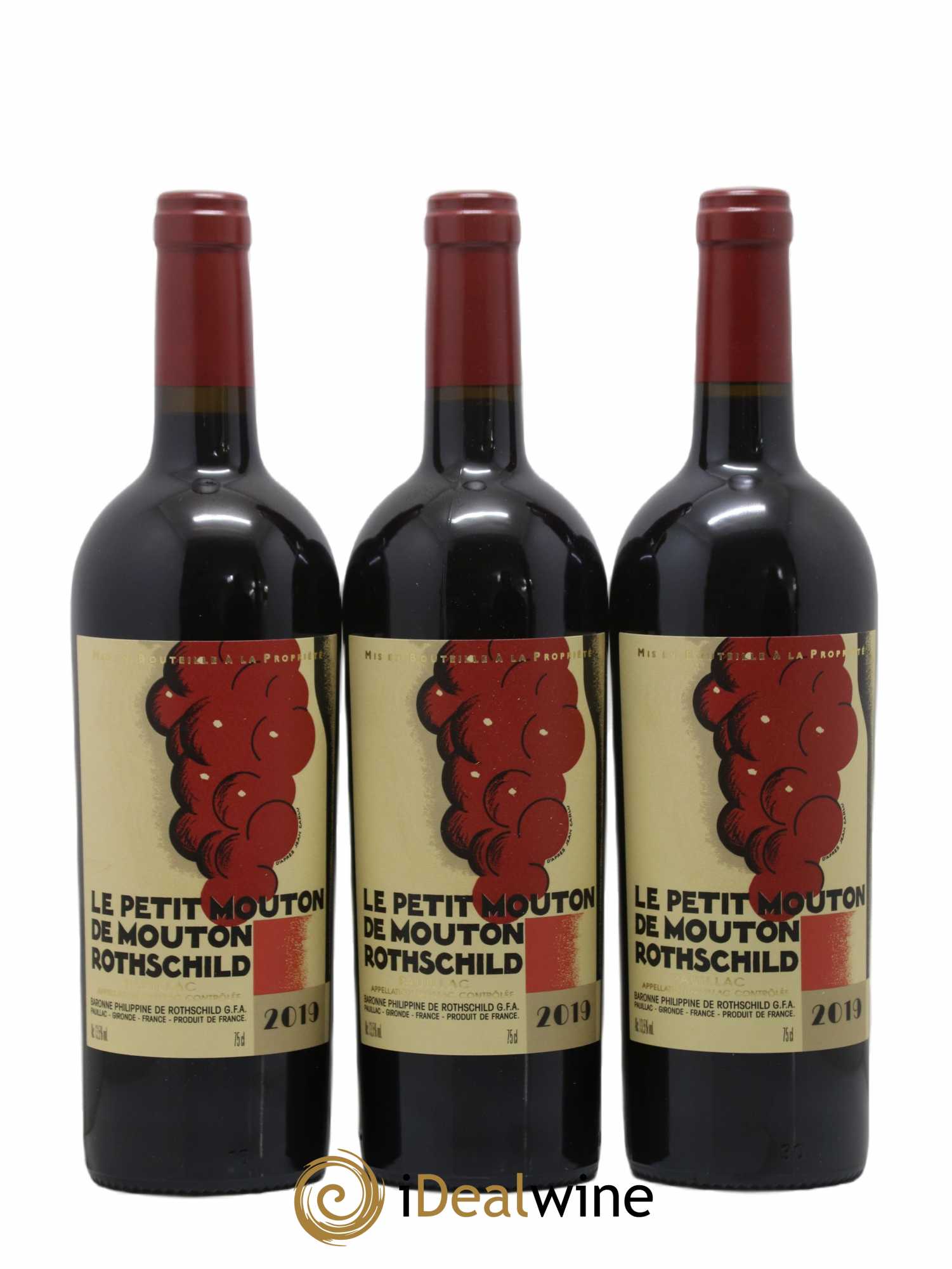 Petit Mouton Second Vin 2019 - Lot de 6 bouteilles - 1